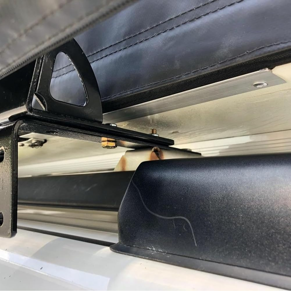 2Pcs Awning Bracket Replaces 813402 50Mm Wide Pre-Drilled Holes Awning Bracket with Gusset image number 4