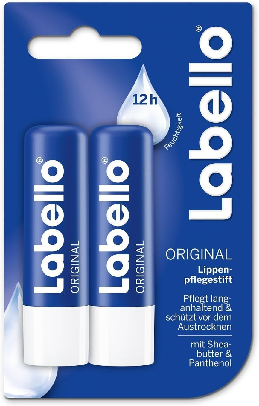 Labello Classic Care Lip Balm 0.18 Oz / 4.8G (Pack of 2)