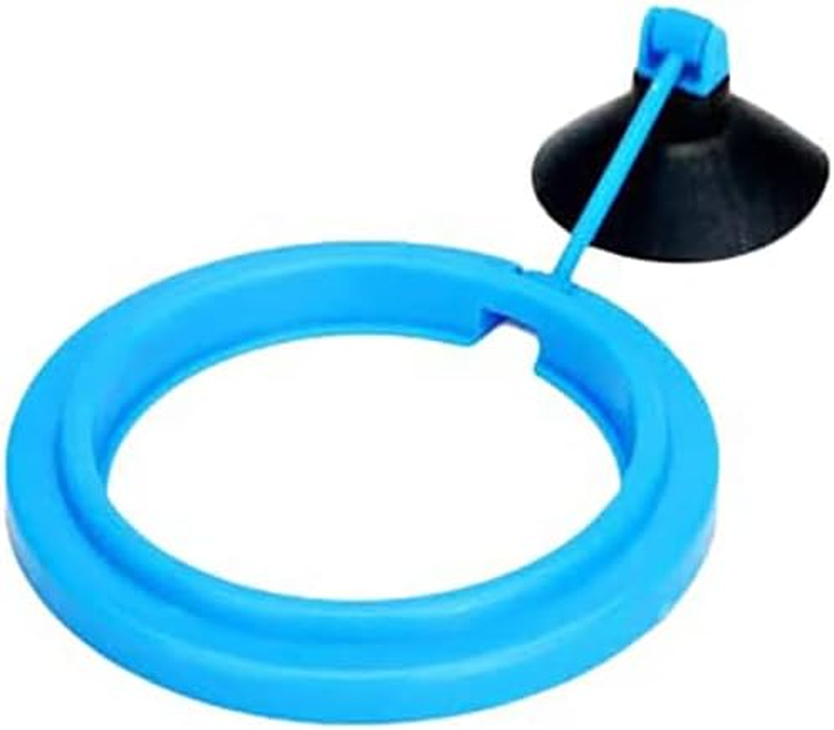 AIMALL Fish Feeding Ring with Adjustable Suction Cup for Aquarium Food Floating Square and round Feeder