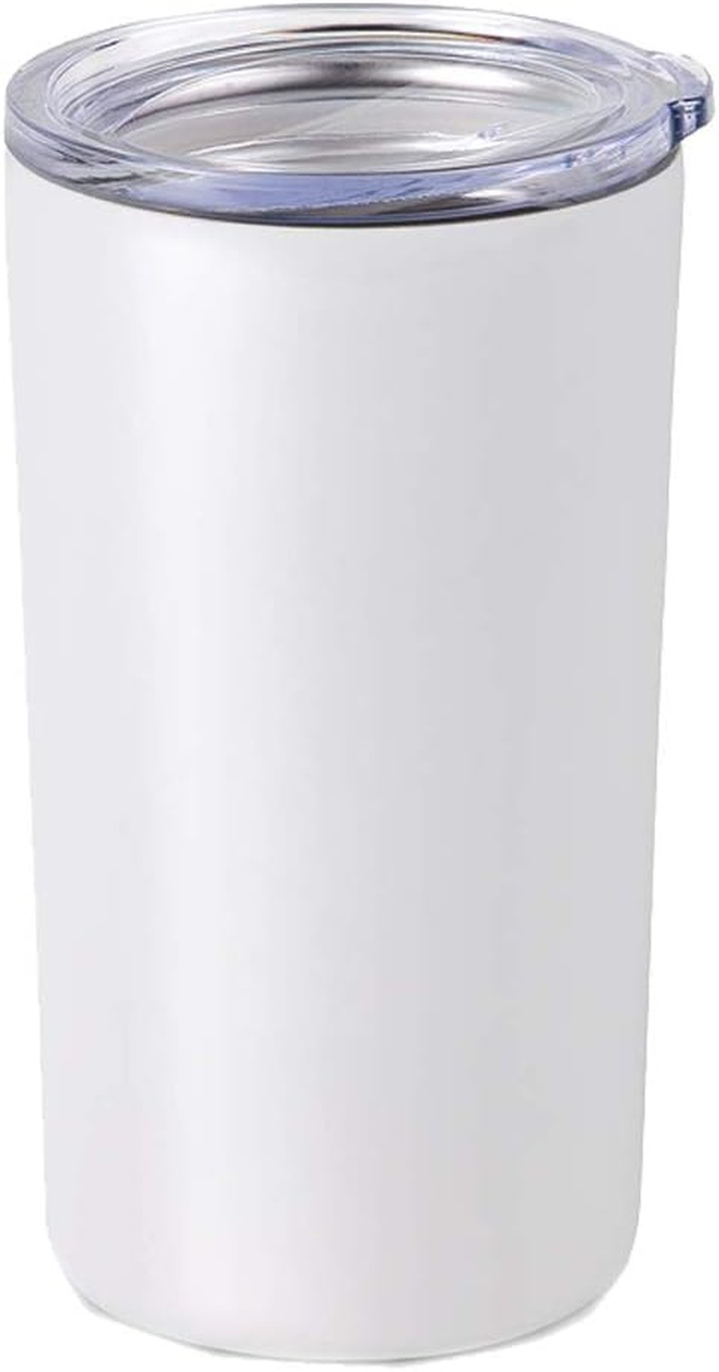 Gteller Double Wall 18/8 Stainless Steel Vacuum Slim Skinny Tumbler with Straw and Lid, Insulated Travel Mug Keeping Beverage Cold and Warm (Pink, 20Oz)