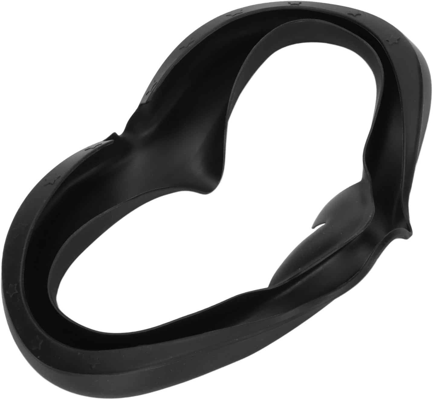 TOPINCN Standard Eye Pad VR Silicone Mask Cover for Quest 2 Washable Sweat Proof Lightproof (Black) image number 5