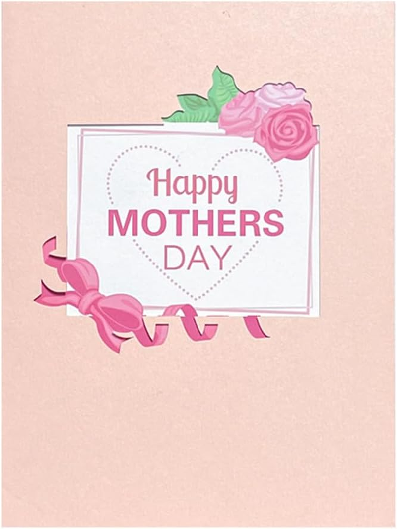Mother'S Day Pop up Card, 3D Pop up Greeting Cards,Mother'S Day Card with Envelopes and Blank Note image number 3