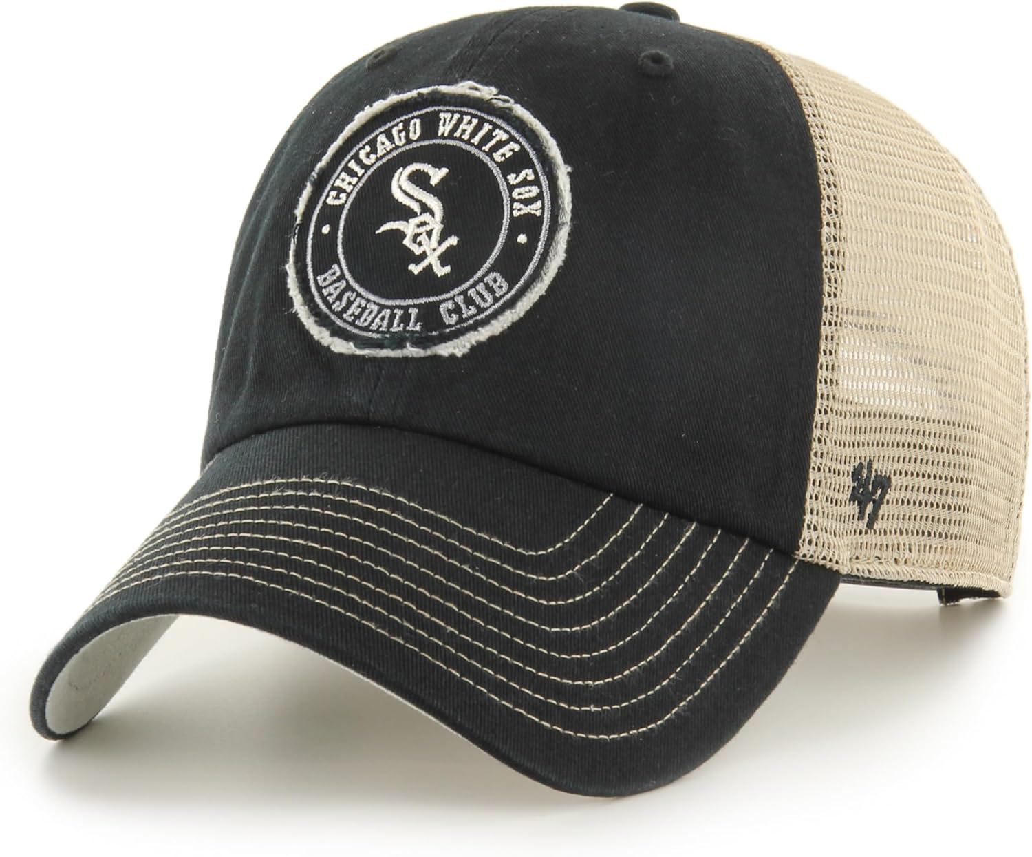 47 Adults Unisex Chicago White Sox Garland Clean up Cap, One Size image number 1