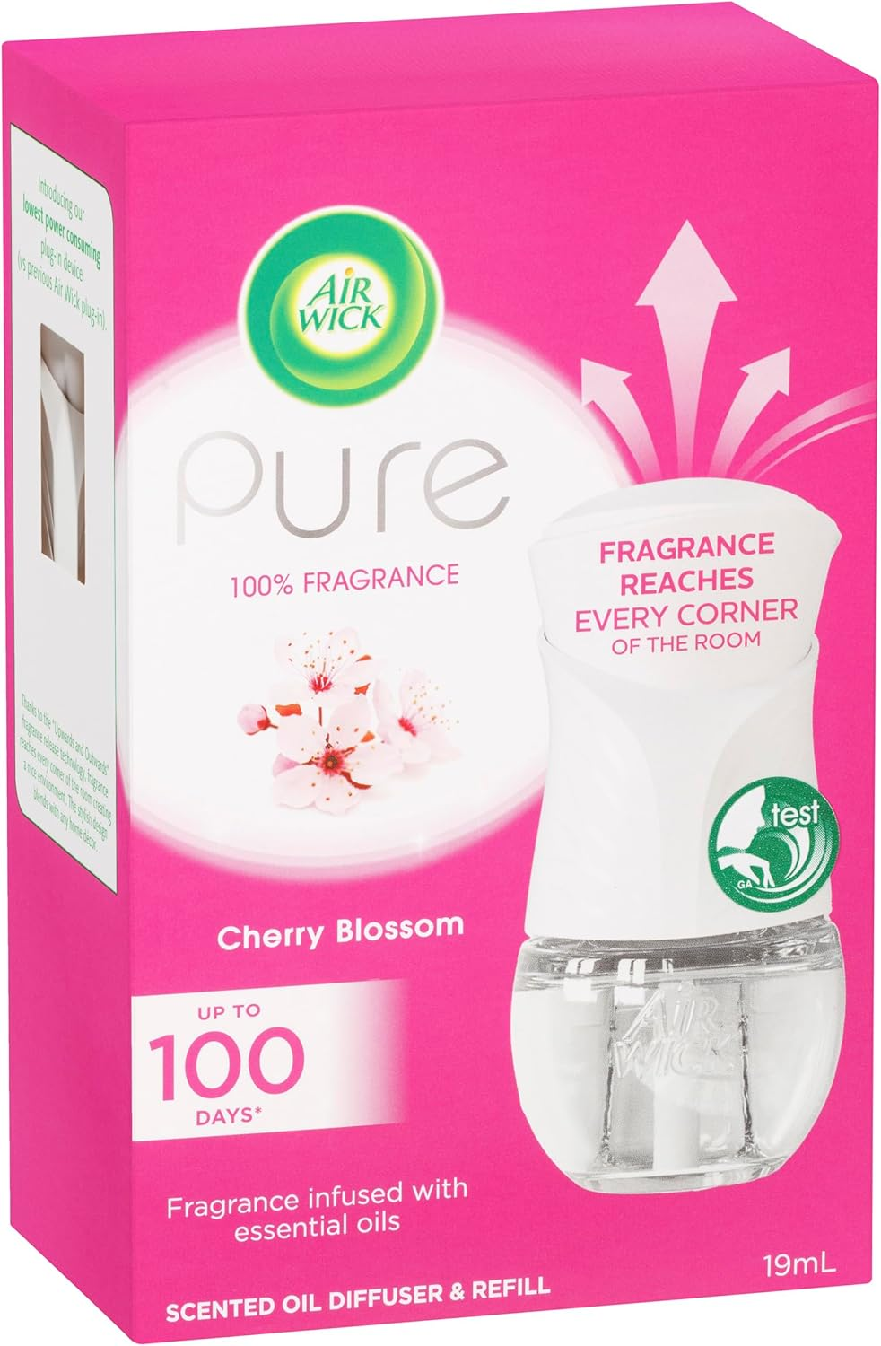 Air Wick Pure Scented Oil Diffuser with Cherry Blossom Refill 19 Ml image number 3