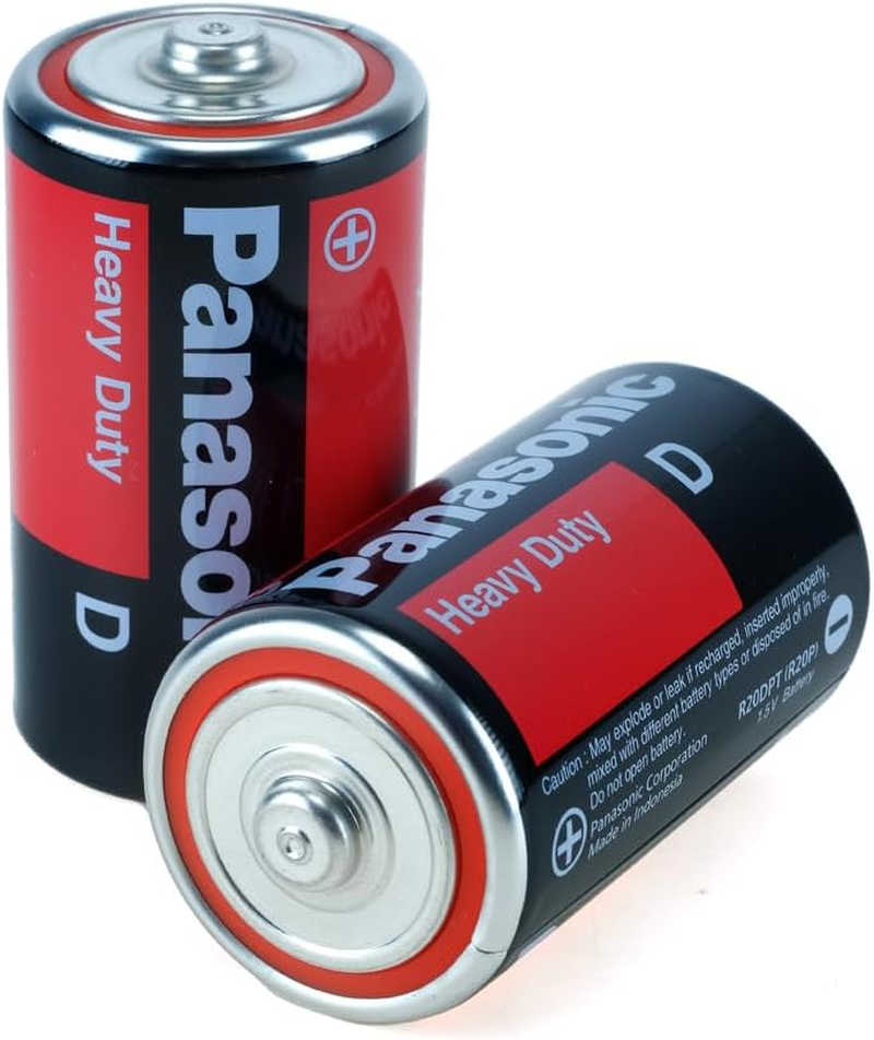 Panasonic D Heavy Duty Batteries 2-Pieces image number 1