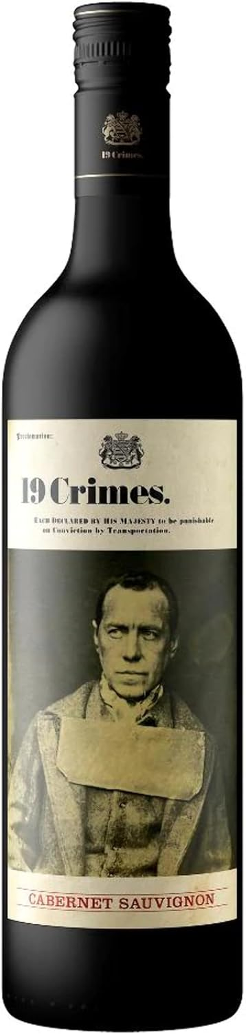 19 Crimes Cabernet Sauvignon Red Wine (Single Bottle), 750 Ml