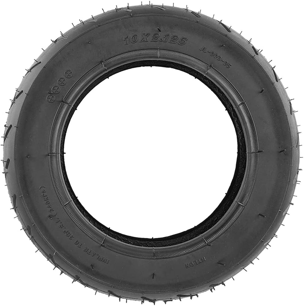 Qezodsx 10 Inch 10X2.125 Tyre for Electric Scooter Balancing Hoverboard Self Scooter Wear-Resistant Tyre 10X2.125 image number 1
