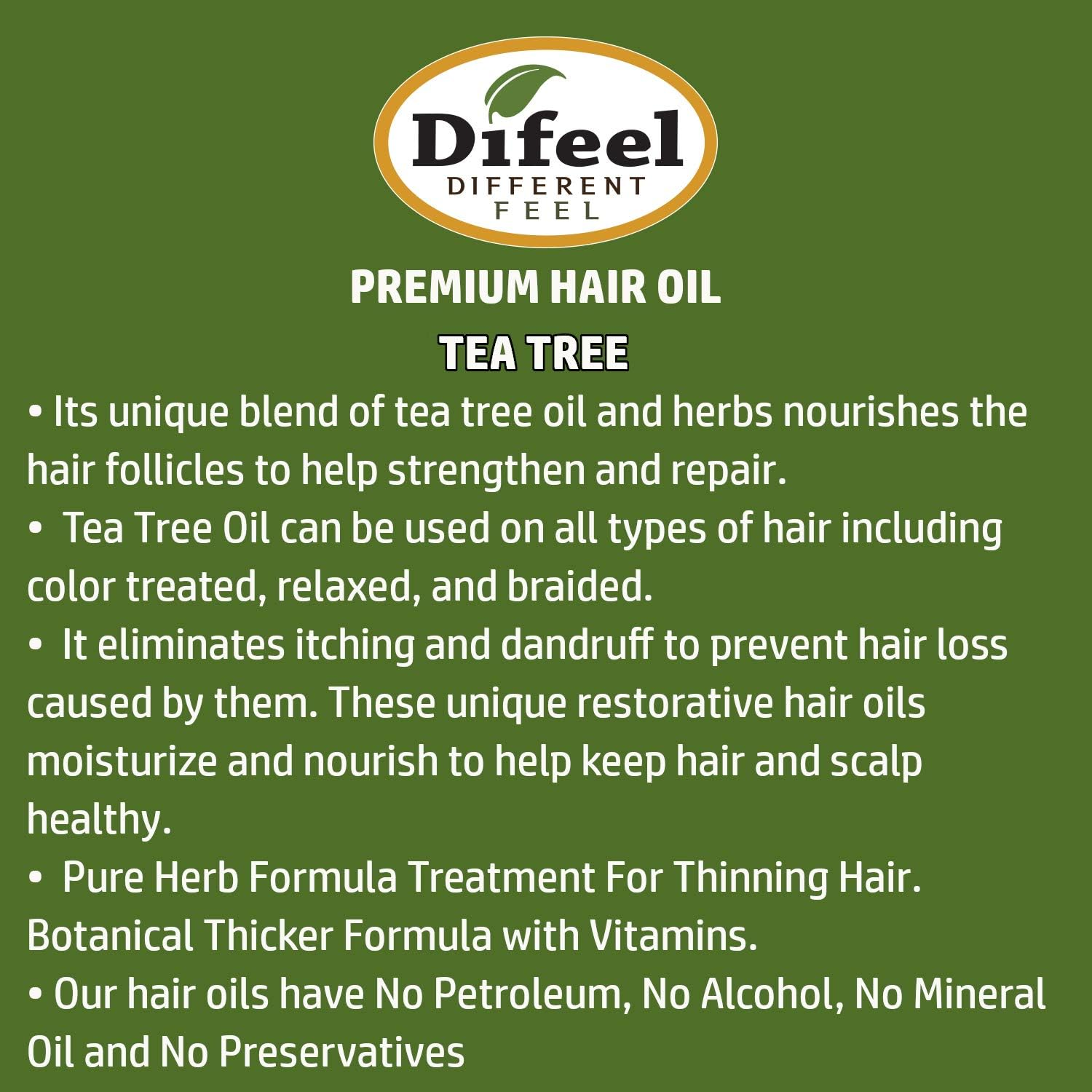 Difeel Mega Care Tea Tree Oil, 2.5 Ounce