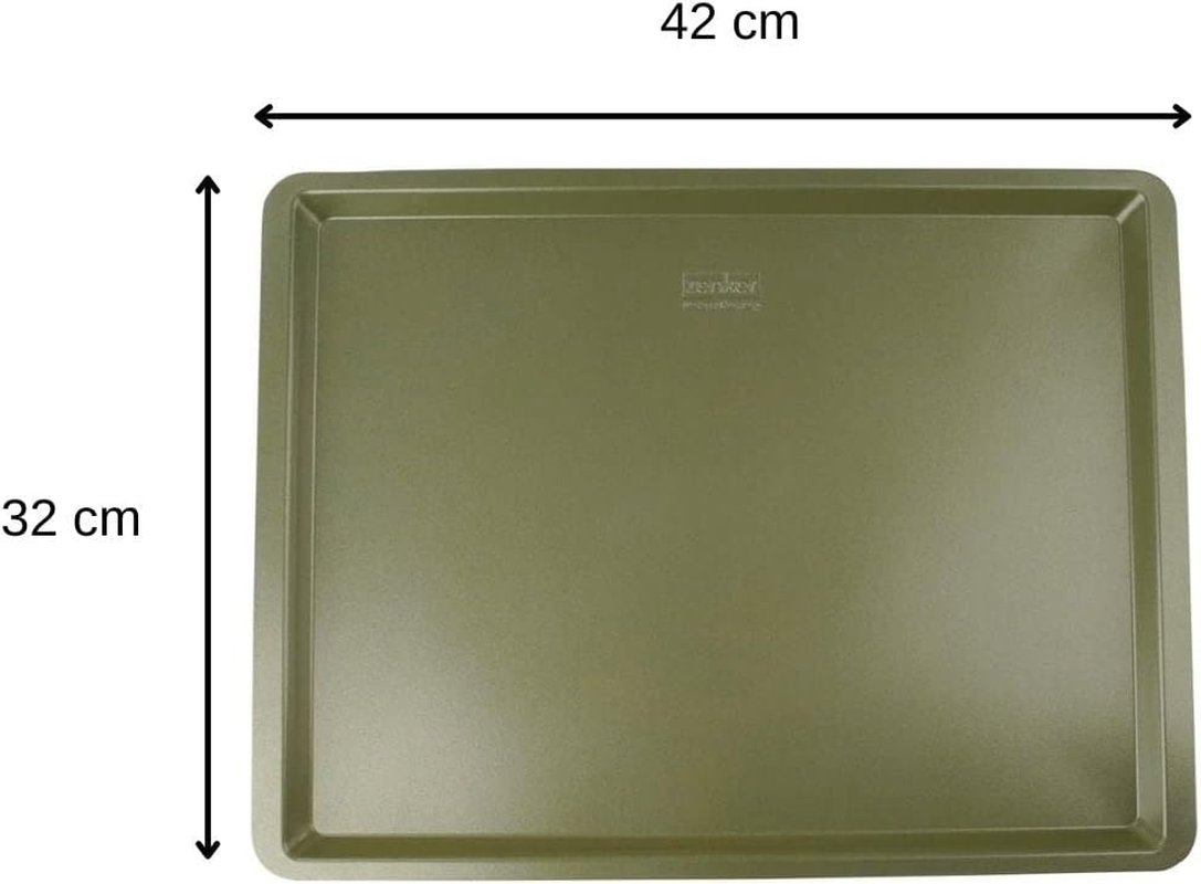 Zenker Baking Tray 42 Cm X 32 Cm X 1.5 Cm - Resource-Saving and Climate Neutral Oven Tray for the Oven - Oven Tray with Vegan Non-Stick Coating image number 4