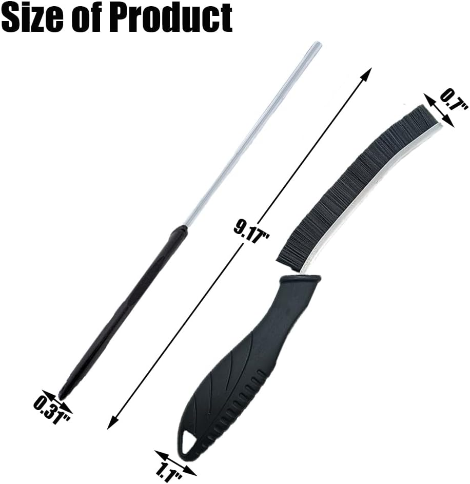 Crevice Cleaning Brushes, Cleaner Scrub Brush Tool for Hard to Reach Tight Space, Home Essentials, Cleaning Supplies for Shower, Bathroom, Kitchen, Toilet, Window image number 5