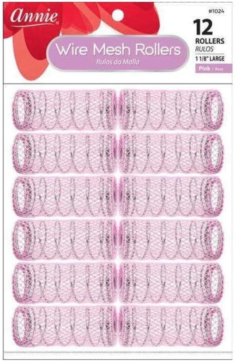 (Light Green) - Wire Mesh Rollers Wire Mesh Hair Roller, Light Green