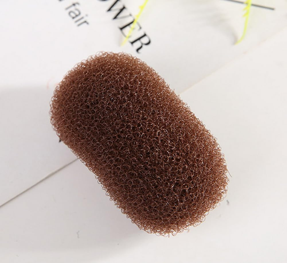 ASTRQLE 2 Pcs Hair Volume Clip Bump It up Hair Clip Sponge Bump It up Volume Inserts Hair Base Hair Pad Do Beehive Hair Base Hair Styling Tools for Women Girls(Brown) image number 5