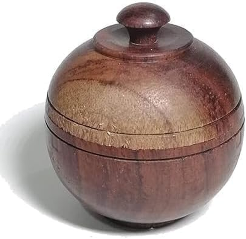 Natural Organic Sandalwood Solid Wax Perfume Natural Wax in Mini Wooden Box for Men and Women - 6 Gm, (Pack of 1) image number 1