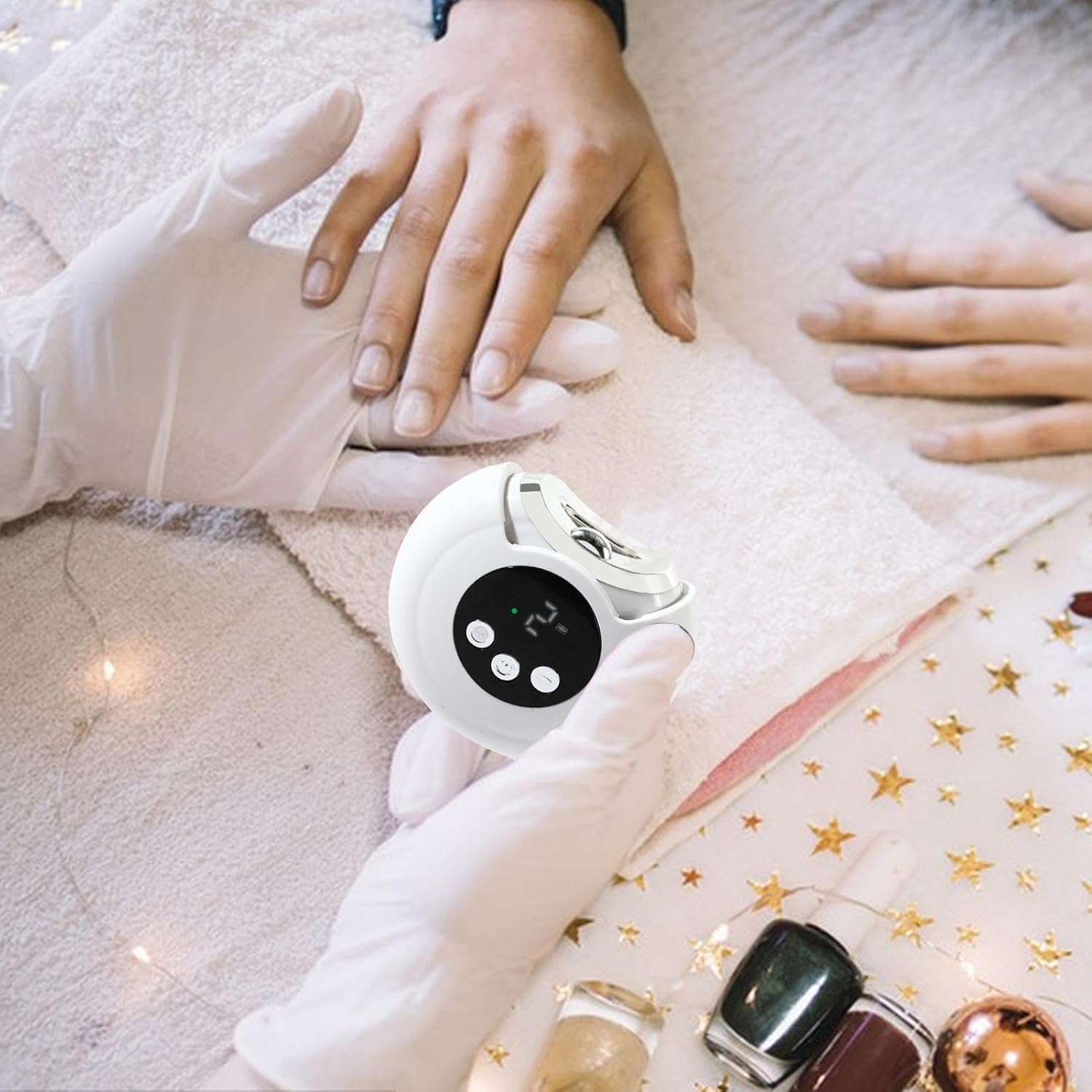 Filvczt Automatic Nail Clippers - Electric Rechargeable Nail Trimmer | Portable Nail Grinder, Nail Polishing Machine for Children, Adults, Seniors - Purple image number 7