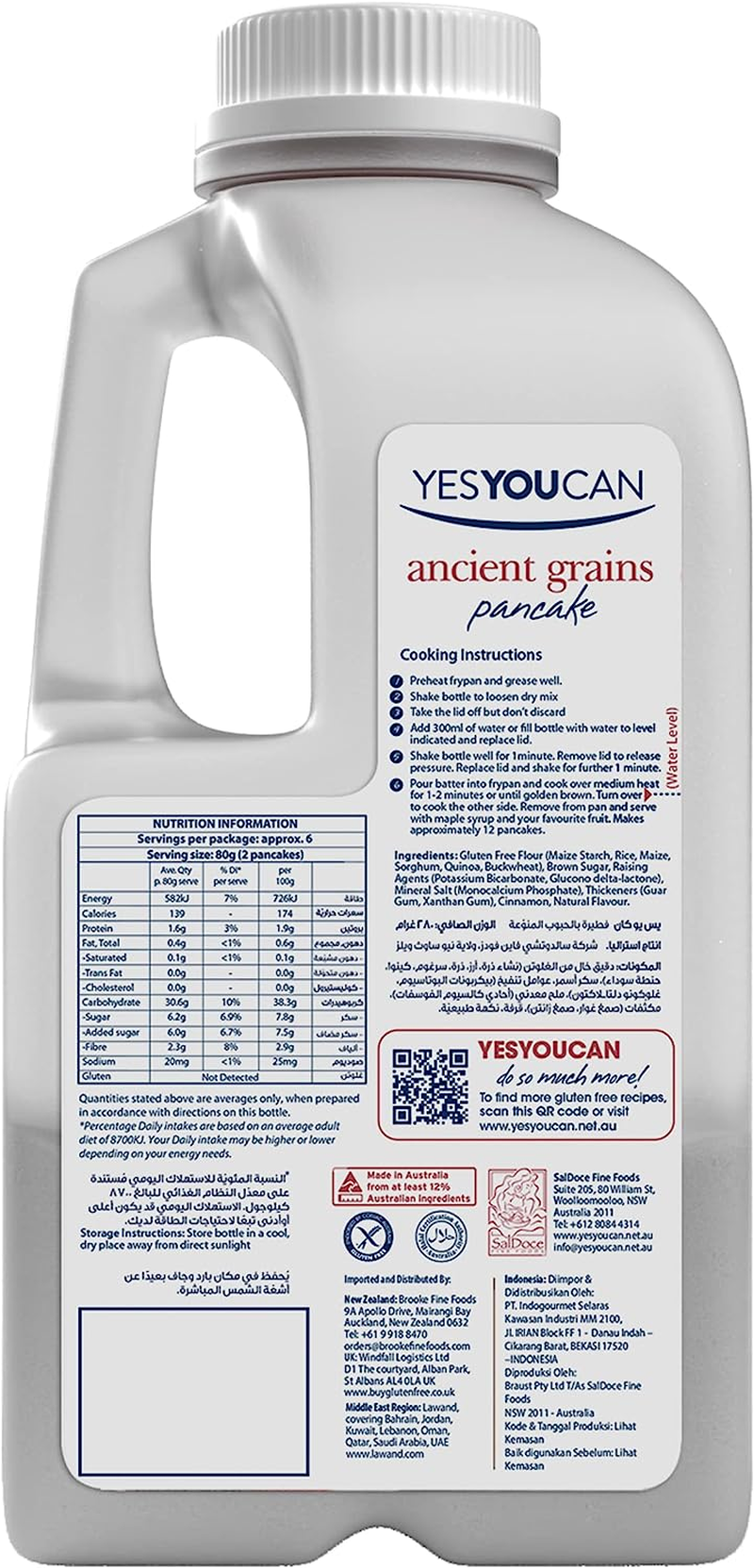Yes You Can Ancient Grains Pancake Mix 280 G image number 3