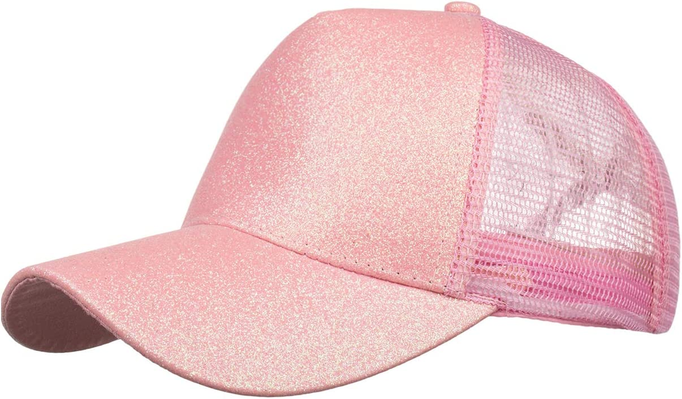 FREEBIRD99 Ponycap Messy High Bun Ponytail Baseball Cap Adjustable Mesh Trucker Hat for Women image number 1