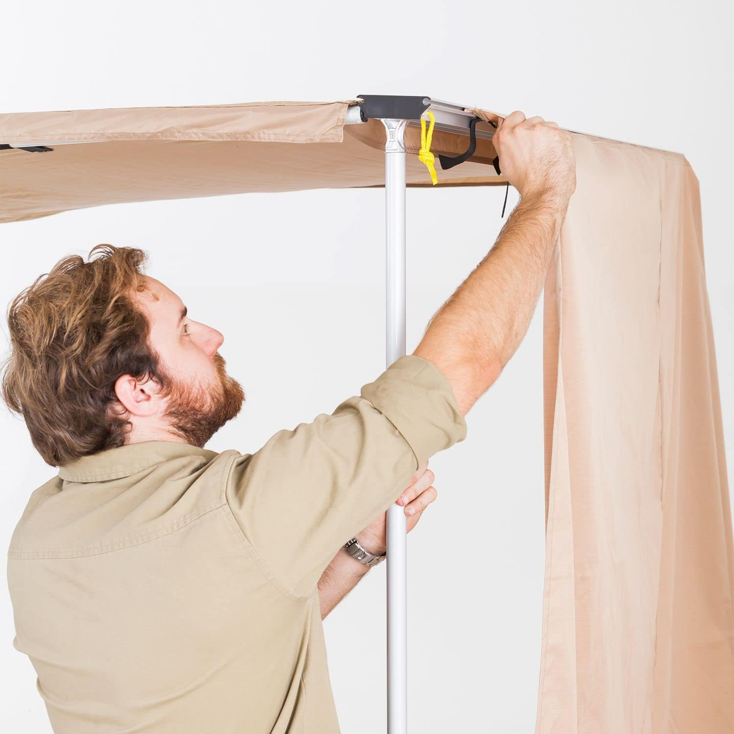 Adventure Kings Awning Mounting Brackets (Pair) + Awning Side Wall Waterproof image number 1