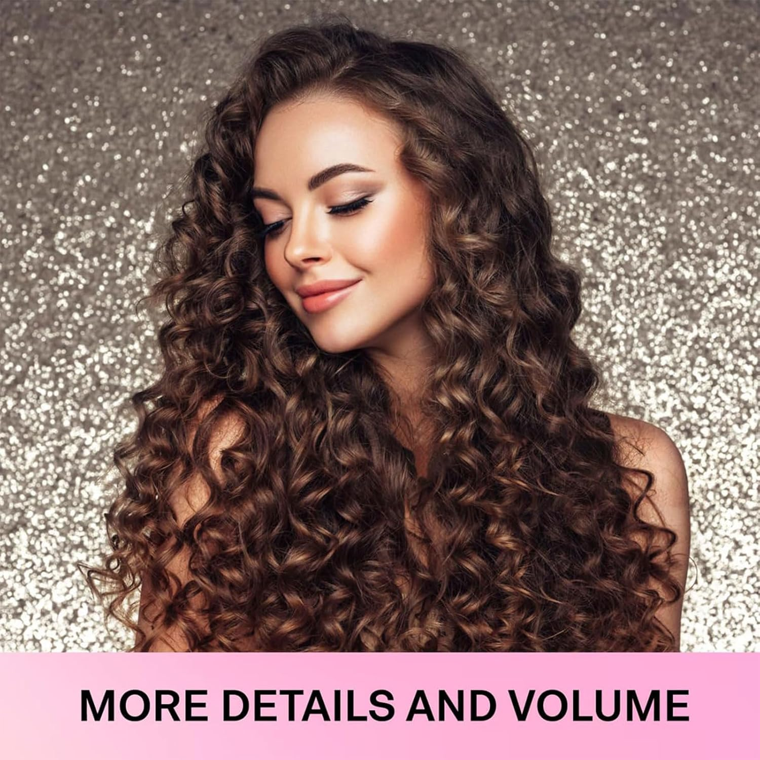 Ruzister Heaterless Small Curling Rods Headband, No Heat Curls for Sleeping, No Hot Thin Curls Headband for Long Hair and Short Hair, Beige image number 6