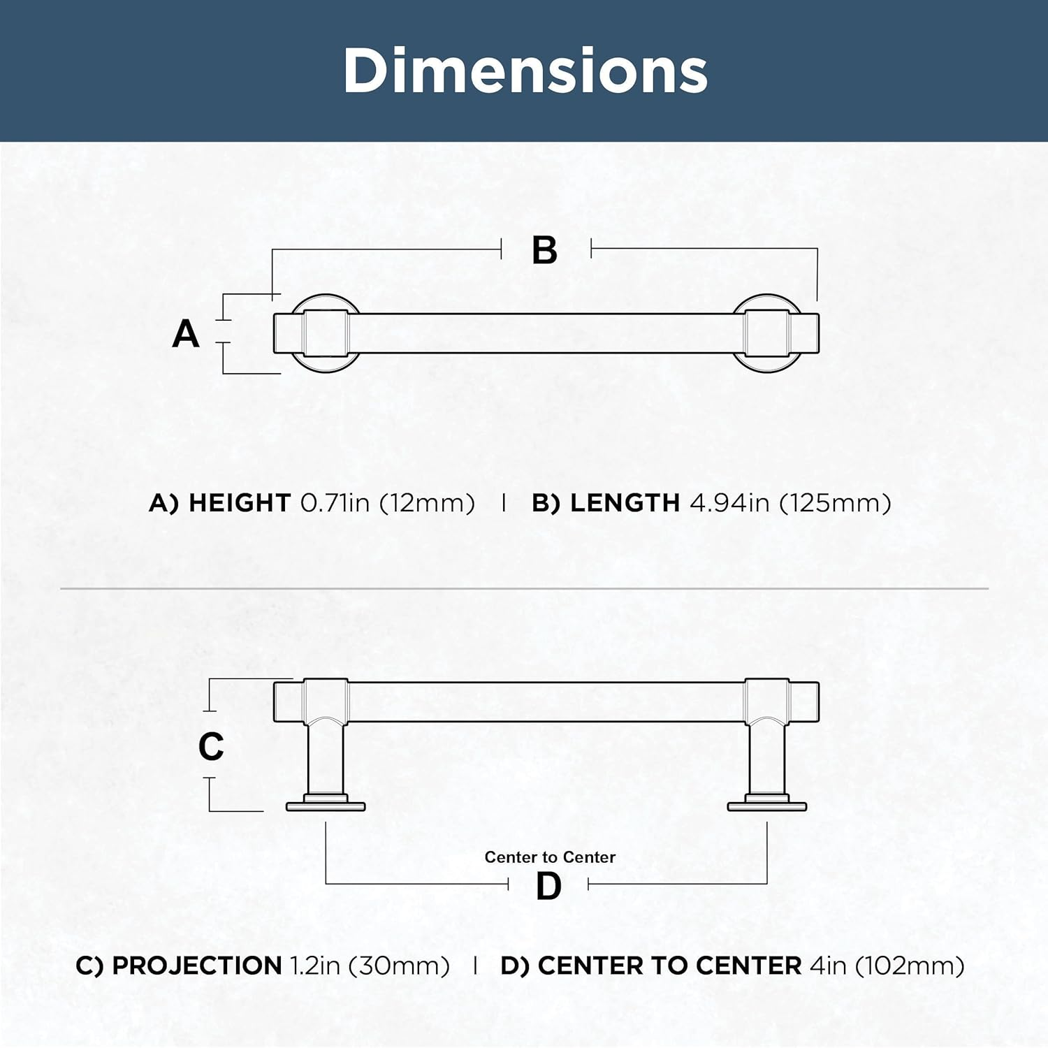 Franklin Brass P29617K-904-B Heirloom Silver Francisco Kitchen or Furniture Cabinet Hardware Drawer Handle Pull with 4-Inch Hole Centers, 10 Pack image number 3