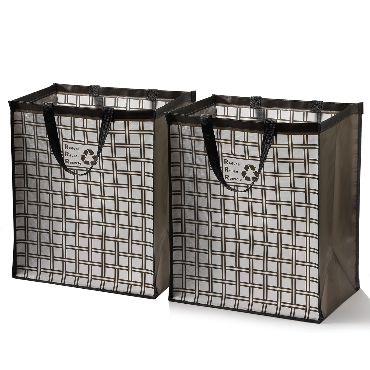 Lily Queen Recycle Bin Bags for Kitchen Home Trash Cans Sorting Bins 12 Gallon Set of 2