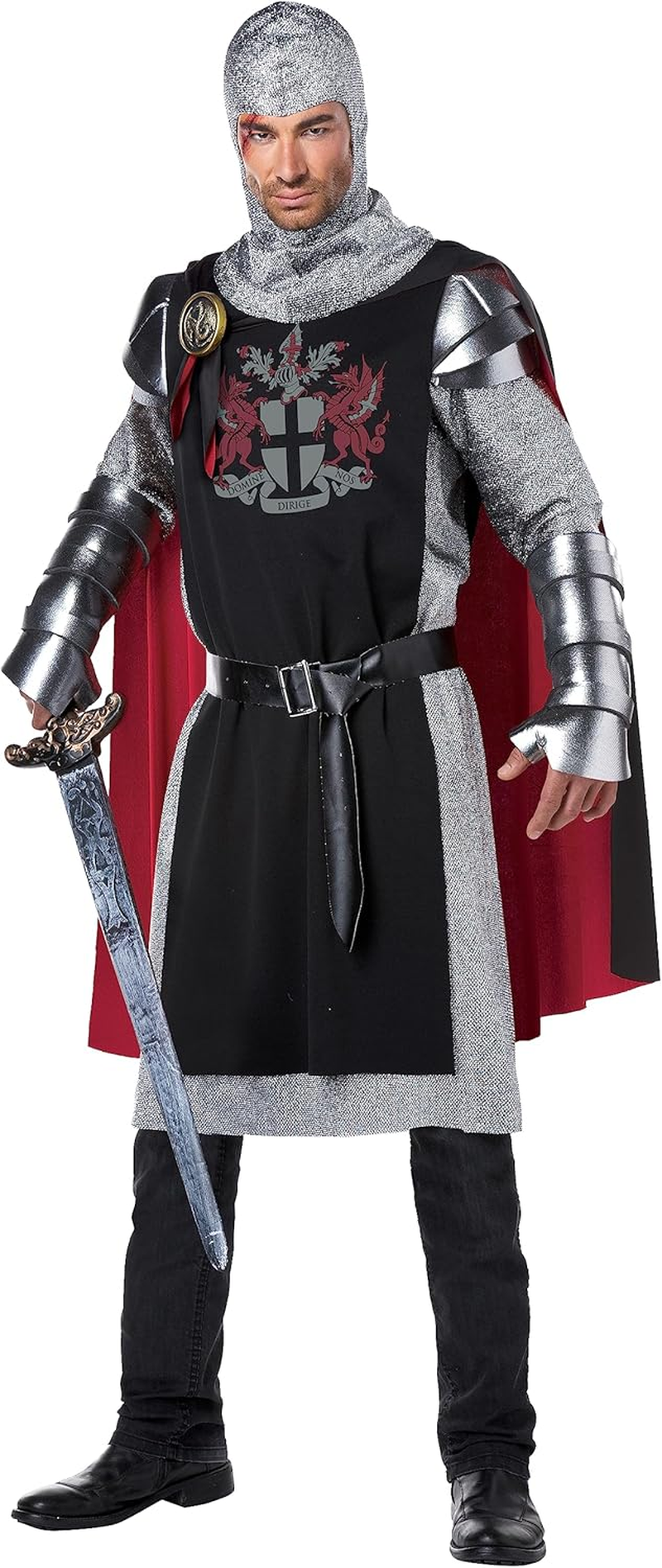 California Men'S Medieval Knight Game of Thrones Adult Costume image number 1