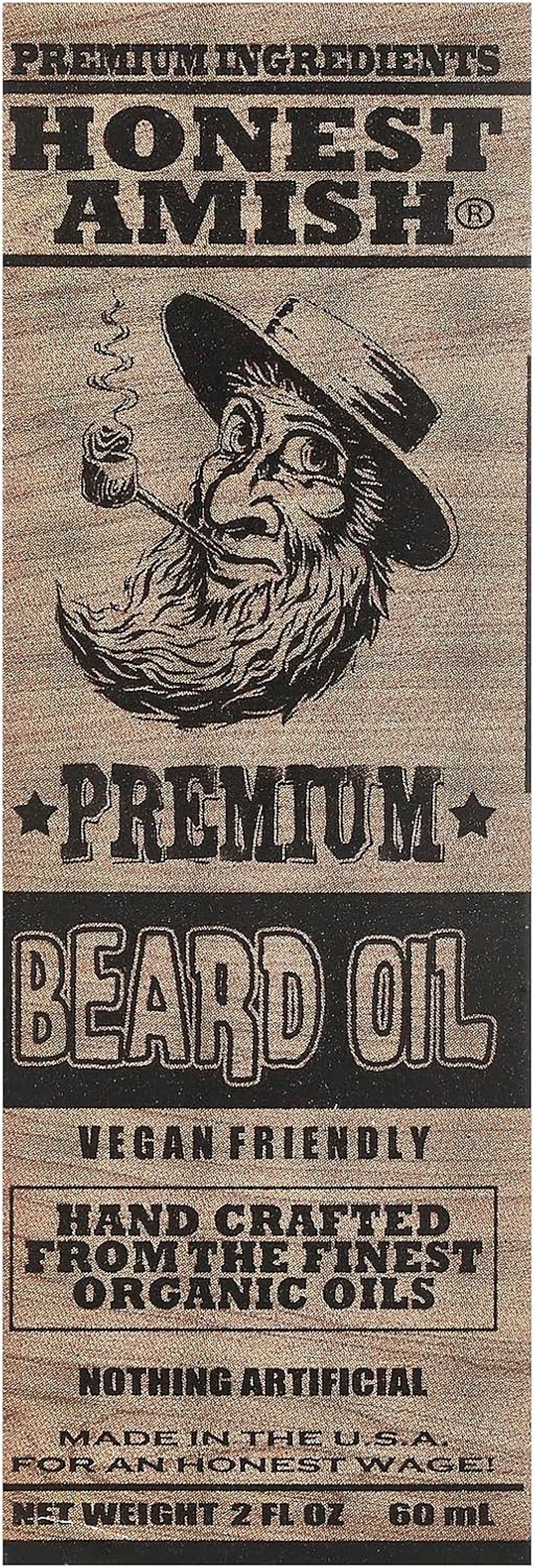 Honest Amish - Premium Beard Oil - 2 Ounce