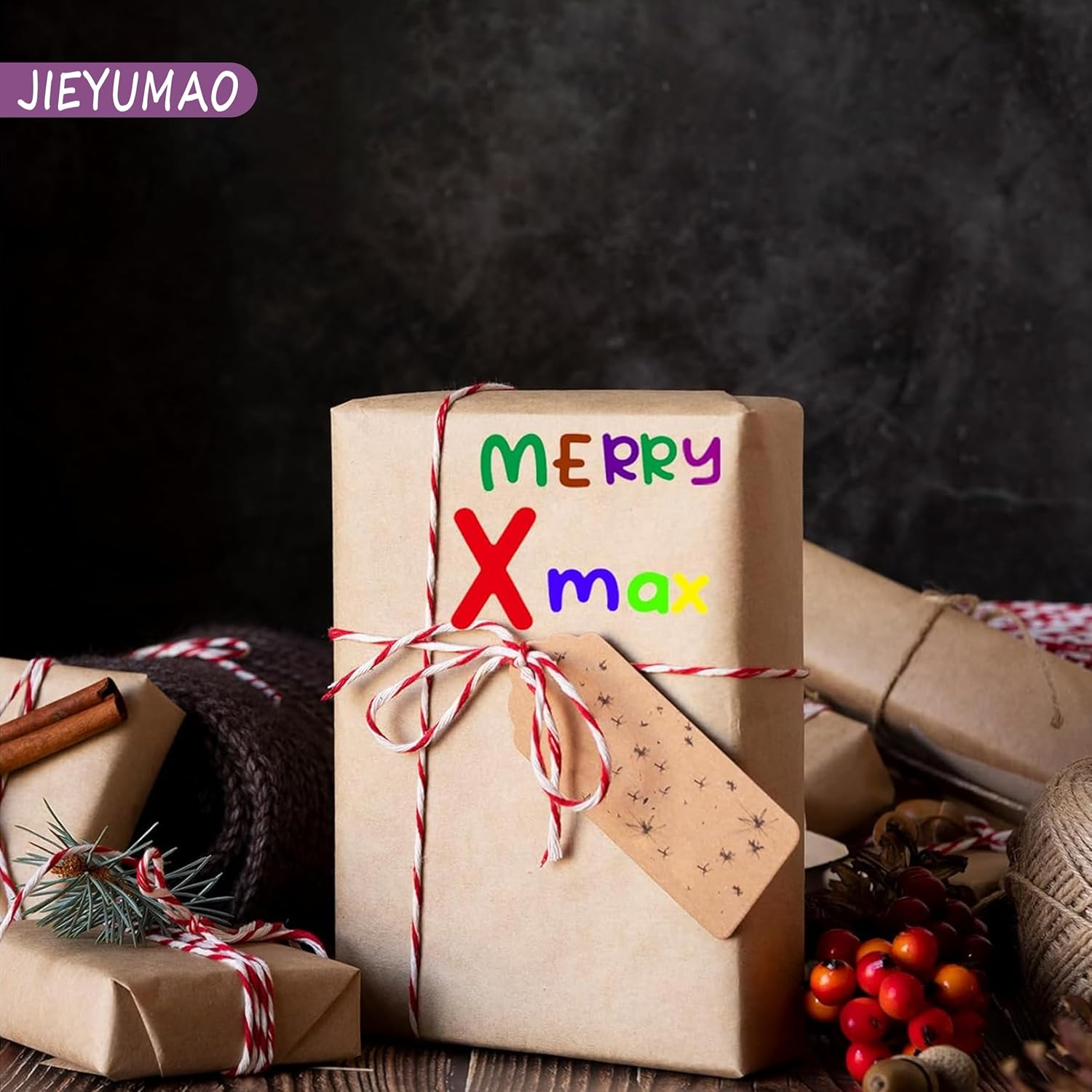 JIEYUMAO 24 Sheets Alphabet Number Stickers, 0.5/1 Inch Self Adhesive Vinyl Letter Stickers, Colorful Alphabet Sticker Capital Letter Sticker for Scrapbooking DIY Crafts Art Making image number 5