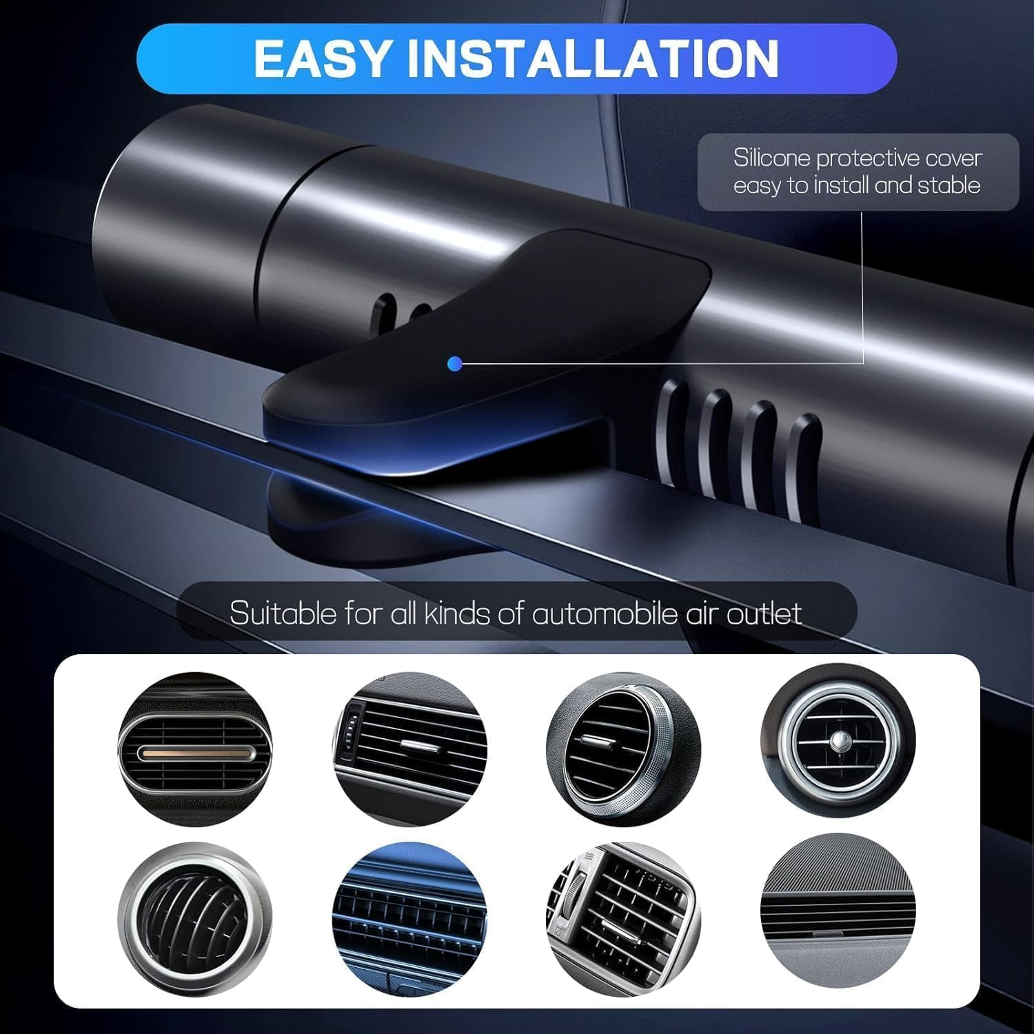 Car Air Fresheners, 2025 New Upgrade Car Perfume Diffuser Vent Clips with Essential Oil Sticks for Women Men Automotive Fragrance Decoration Accessories image number 2