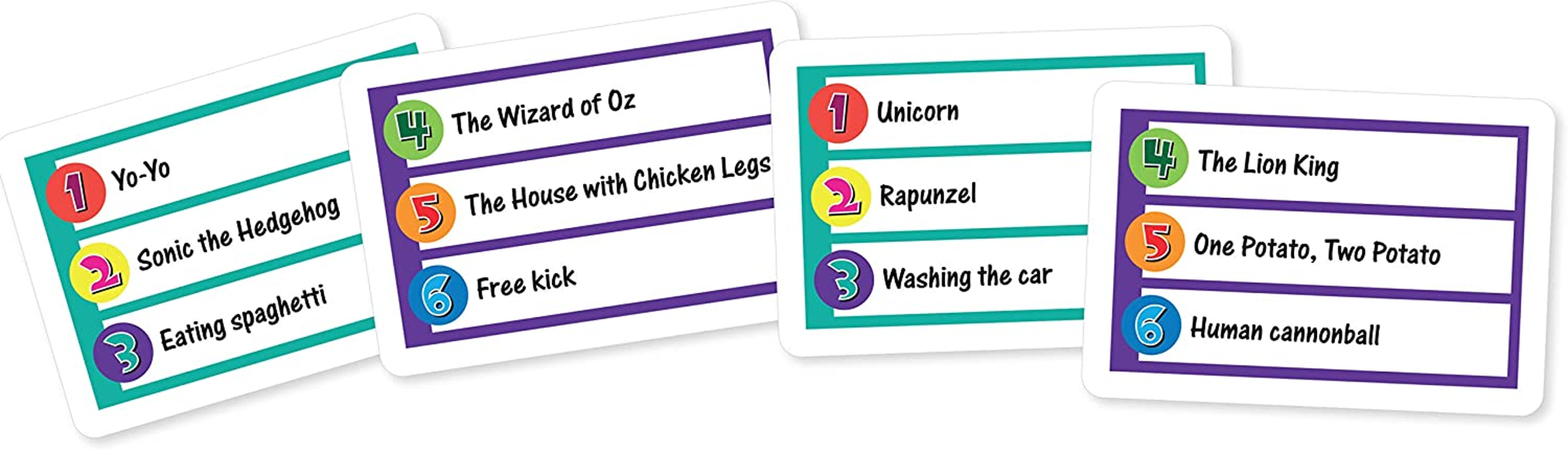 Cheatwell Kids Charades Card Game image number 3