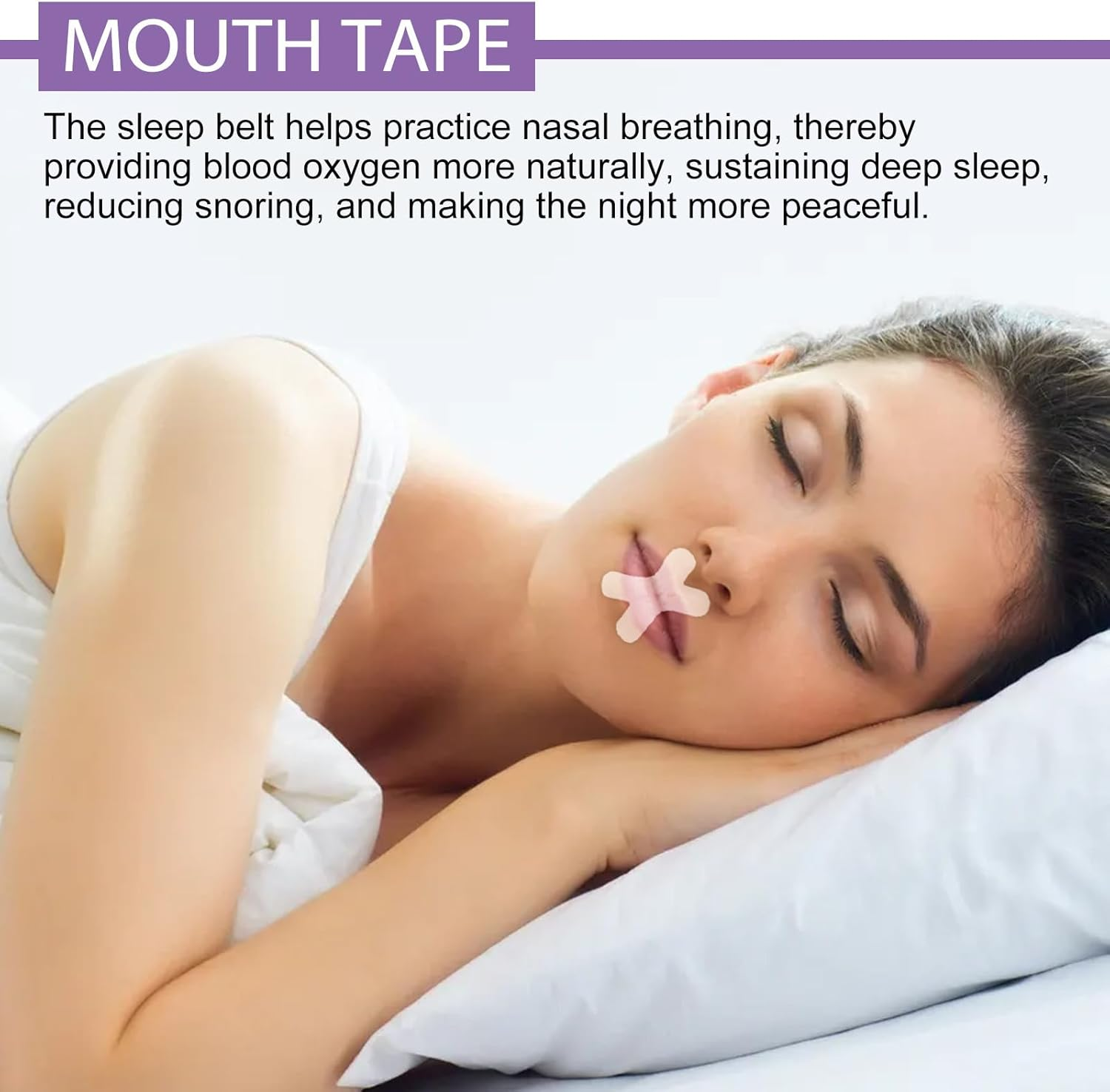 120 Pcs Sleep Strips,Anti Snoring Devices Advanced Gentle Mouth Tape for Sleeping Stop Snoring Mouth Tape for Better Nose Breathing Sleep Aids Mouth Sleep Strips for Snoring Reduction (Transparent) image number 4
