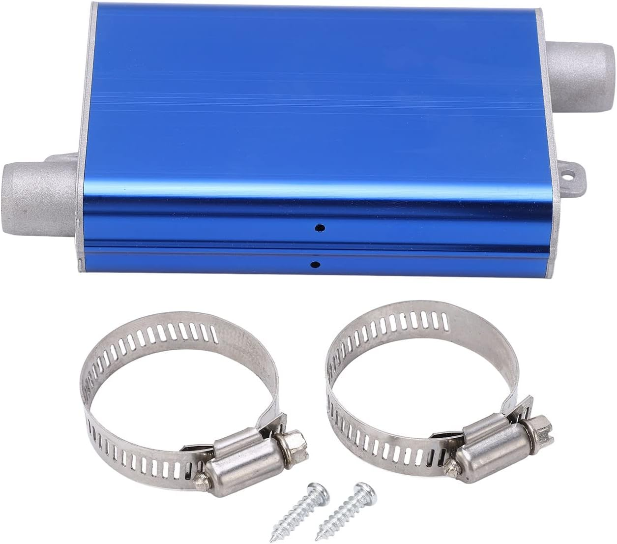 Parking Heater Exhaust Muffler, Upgraded Heater Exhaust Muffler Straight Aluminum Alloy for Eberspacher Airtronic D2 D4 D4S (Blue) image number 2