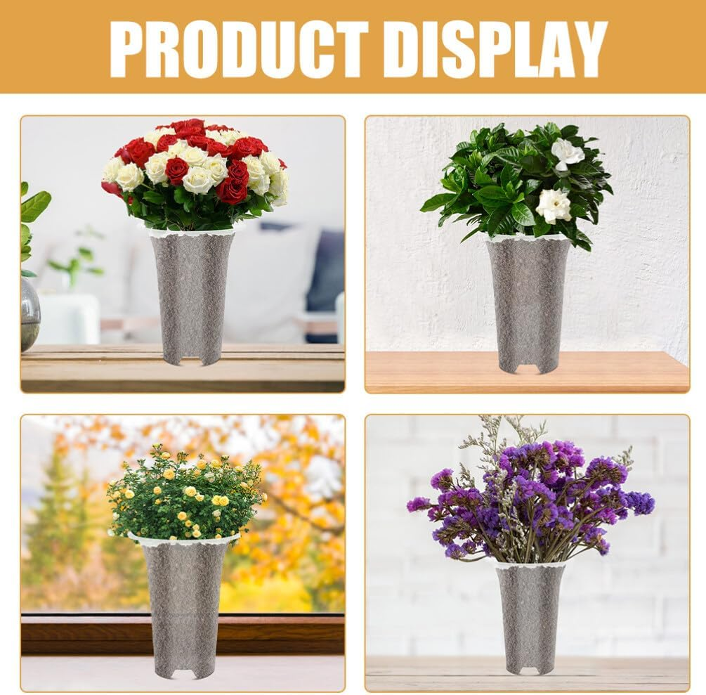 SUPVOX 8Pcs Orchid Flower Pots Transparent Planting Containers Material Ventilated Design for Use for Propagation and Home Gardening image number 4