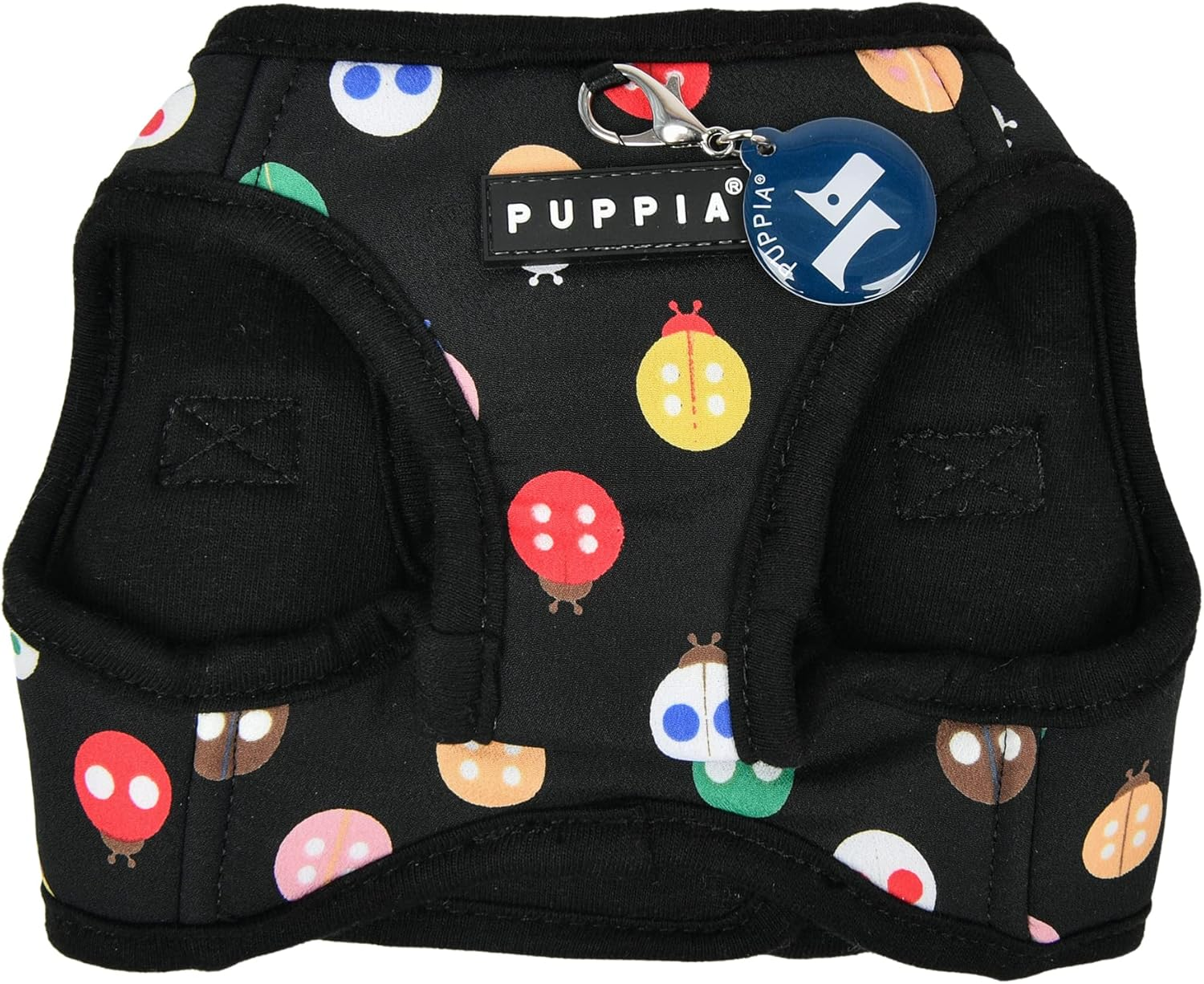 Puppia Lady Beetle Step-In Vest Dog Harness No Choke No Pull Walking Training for Small and Medium Dog - Black - M image number 5