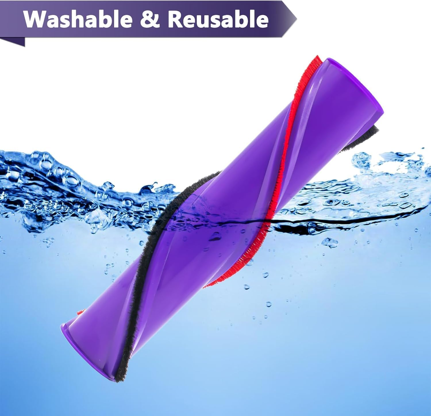 Quick-Release Roller Motorhead Cleaner Compatible with Dyson V7 V8 V10 V11 V15 Vacuum Cleaner Animal Absolute Models Cleaner Head Replacement Part Accessories Electric Head for Hardwood Floor Carpets