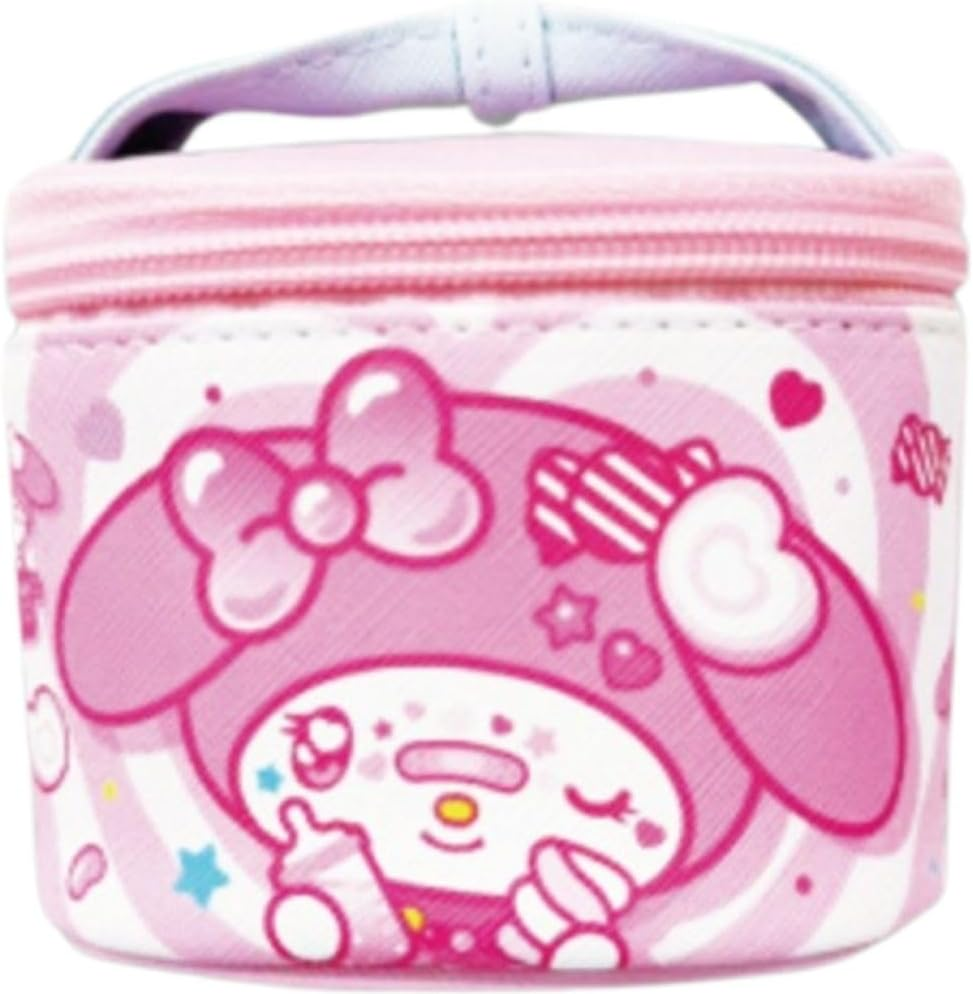 Hatayama Shoji Sanrio 34203142 Decora My Melody Mini Vanity Pouch, Approx. H 3.1 X W 4.1 X D 3.3 Inches (8 X 10.5 X 8.5 Cm)