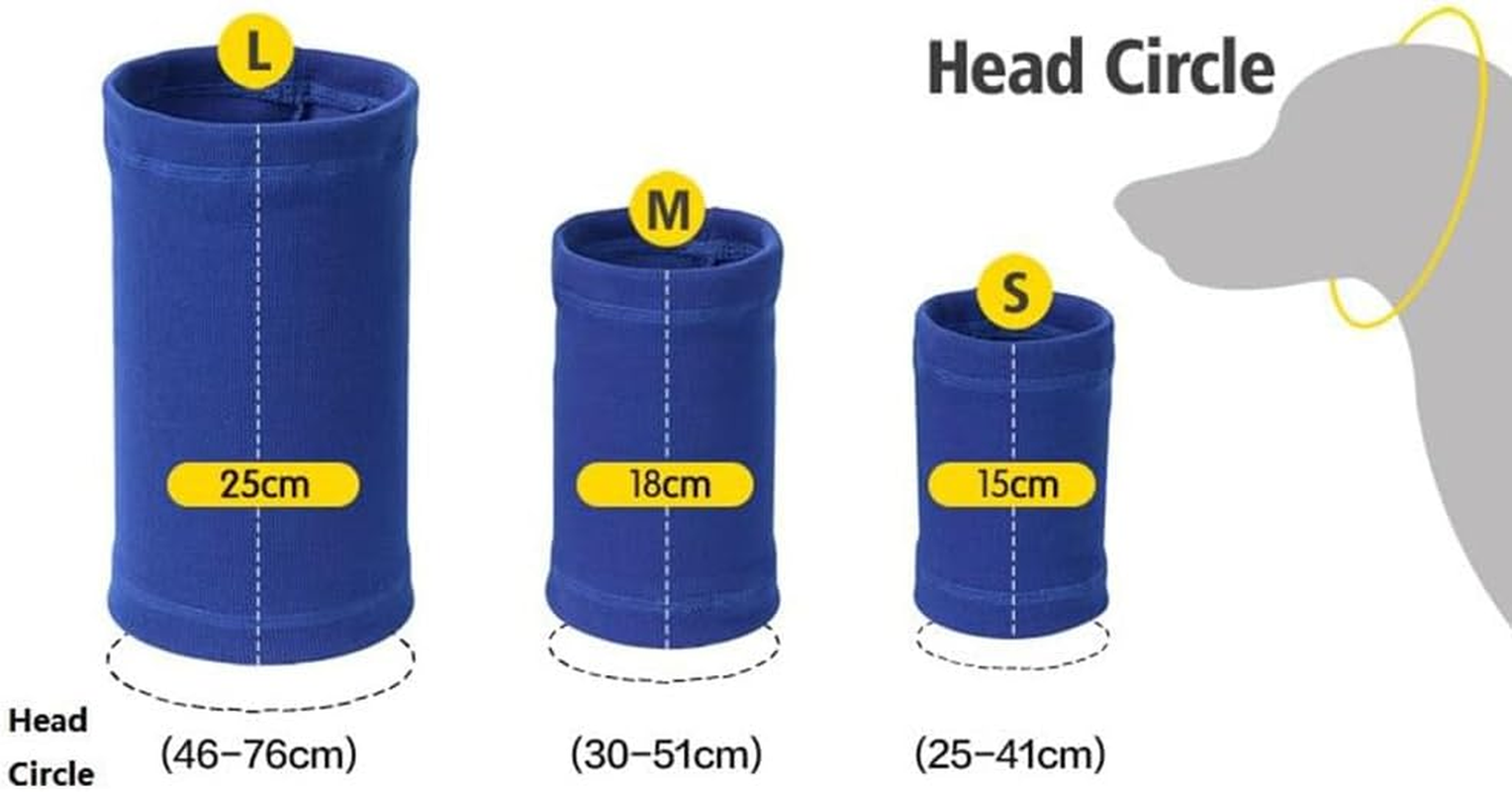 Dog Ear Wrap, Quiet Dog Fireworks Muffs, Ears Covers Hood for Noise Bath,The Grooming and Force Drying Pet Ears Protector and Warmer - M image number 6