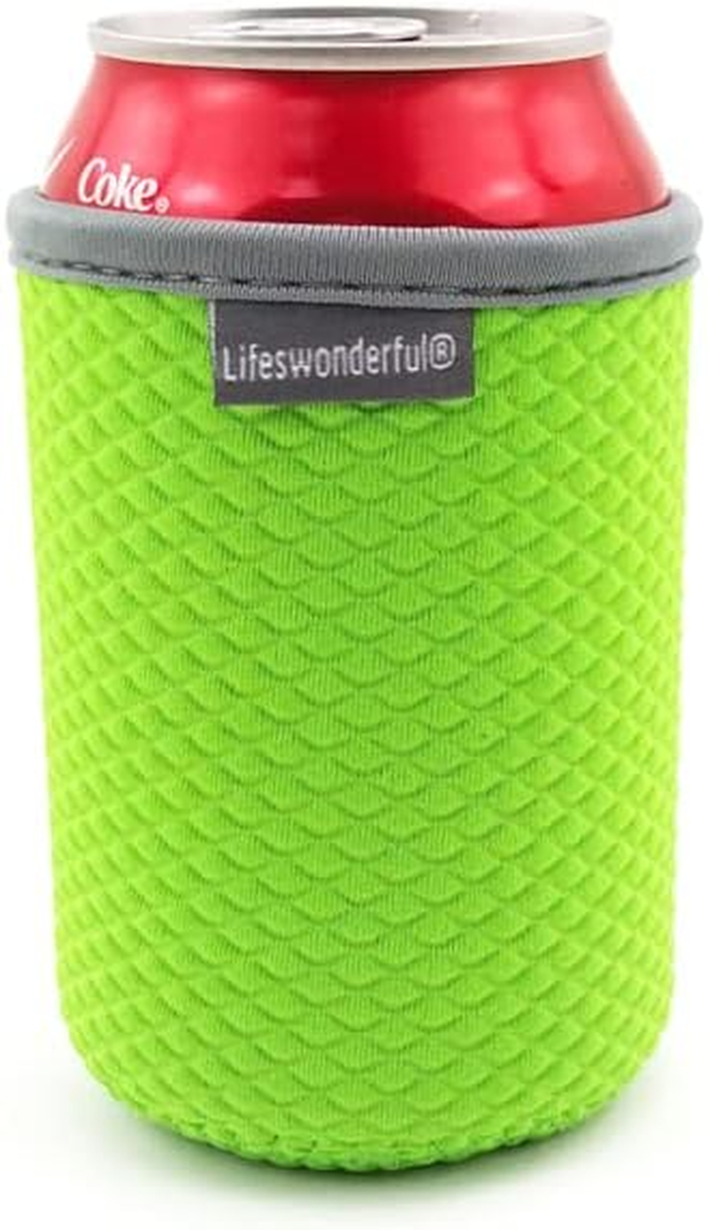 4 Pack - Insulated Stubby Holder Sleeves for Drinks Cans, Soft Drinks, Beer - by Lifeswonderful image number 4