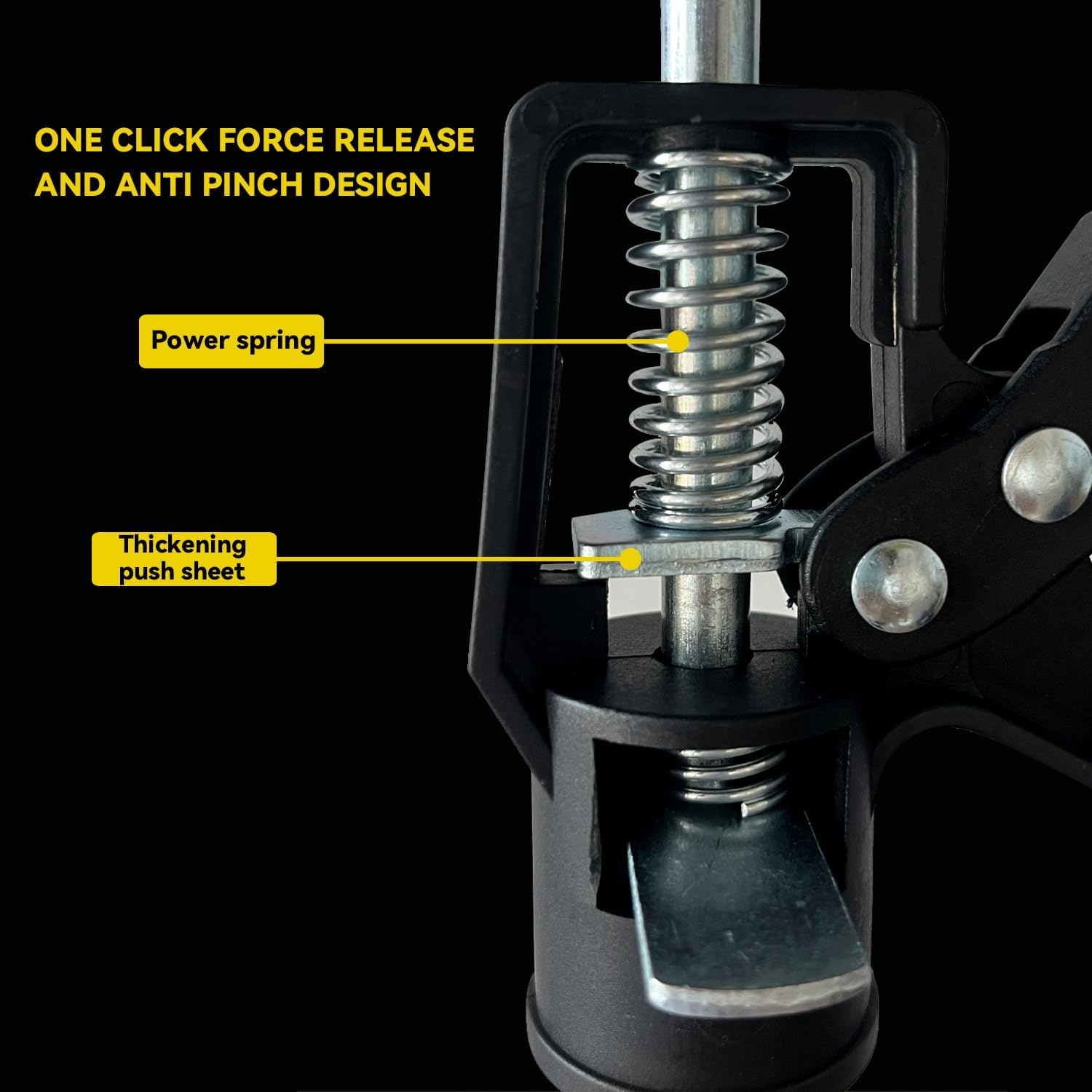 Cabinet Jack Support Pole, 50-115 Cm Steel Telescopic Quick Support Rod Adjustable 3Rd Hand Support System with 40Kg Capacity for Cabinet Jack, Drywall Jack& Cargo Bars, 2-Pack image number 3