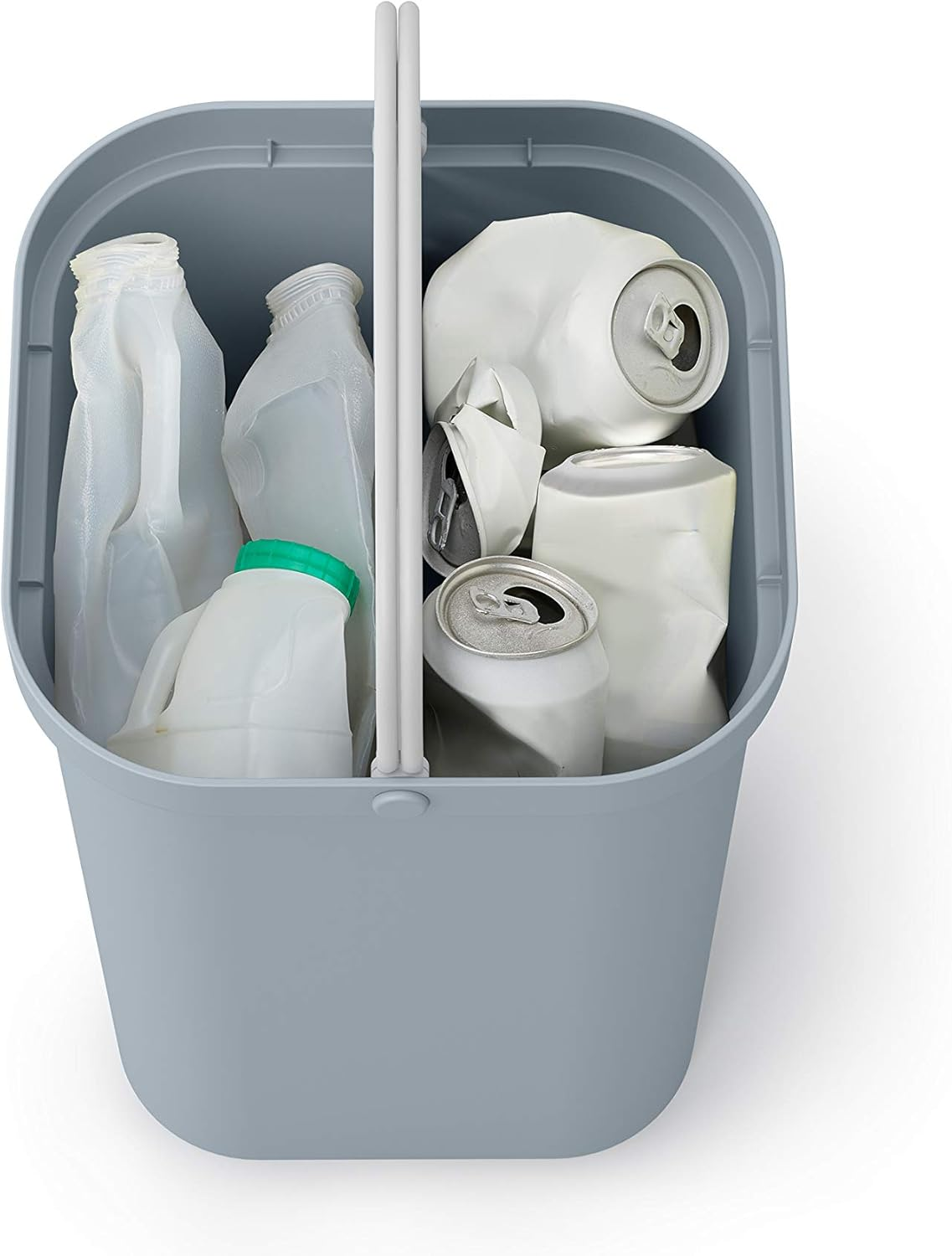 Joseph Joseph Gorecycle Dual Compartment 14-Litre Recycling Caddy, Blue, 30109 image number 1