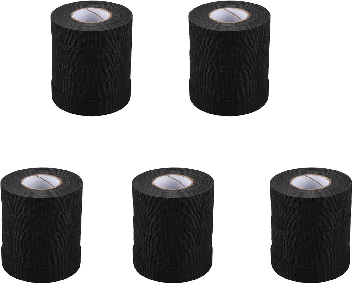 25Pc Heat- Wiring Harness Tape Looms Wiring Harness Cloth Fabric Tape Adhesive Cable Protection 19Mm X 15M image number 5