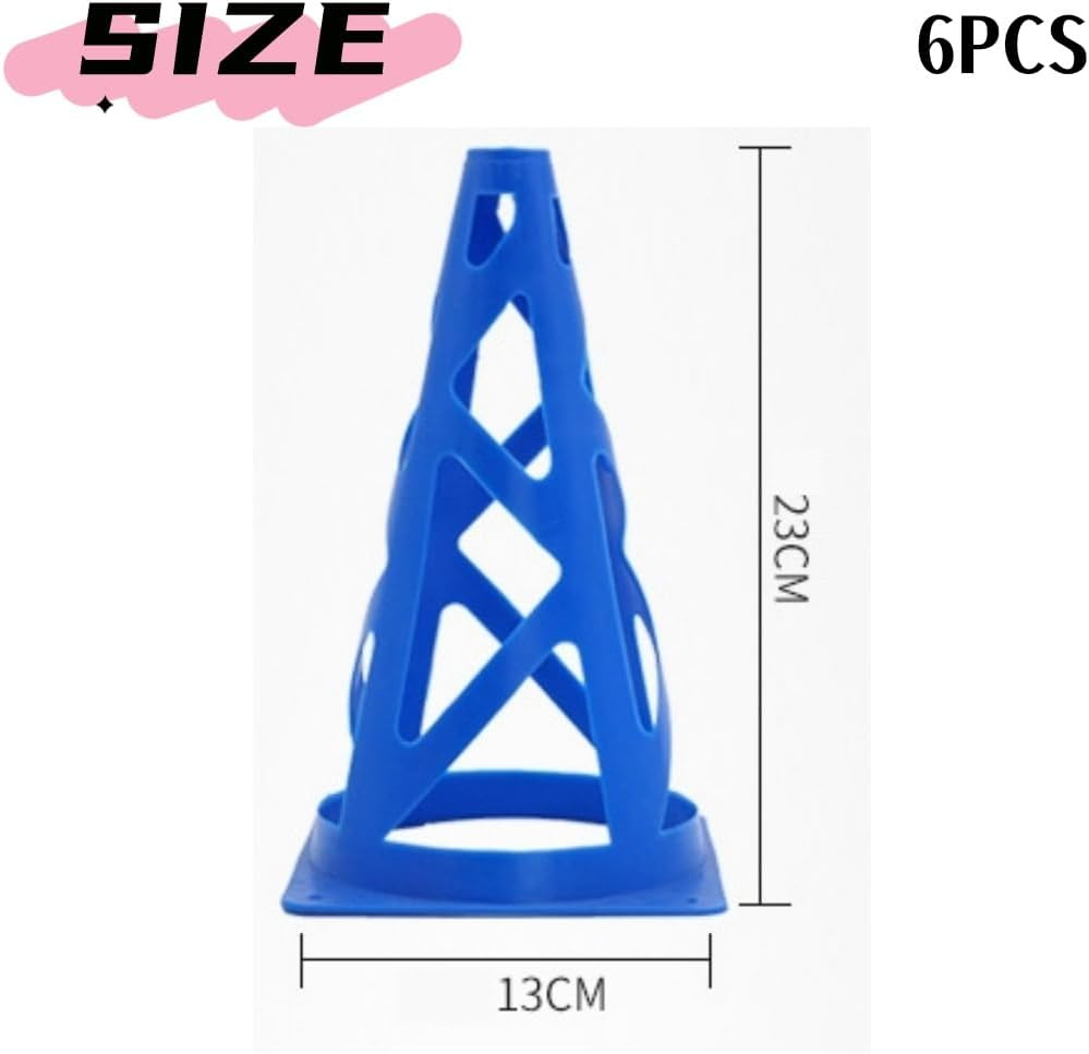 Goxfaca Training Cones Soccer Training Equipment Practice Cones Soccer Training Tool Soccer Party Favors Er Skating Markers Skates Small Cones Windproof Skating Marker Cone Pp