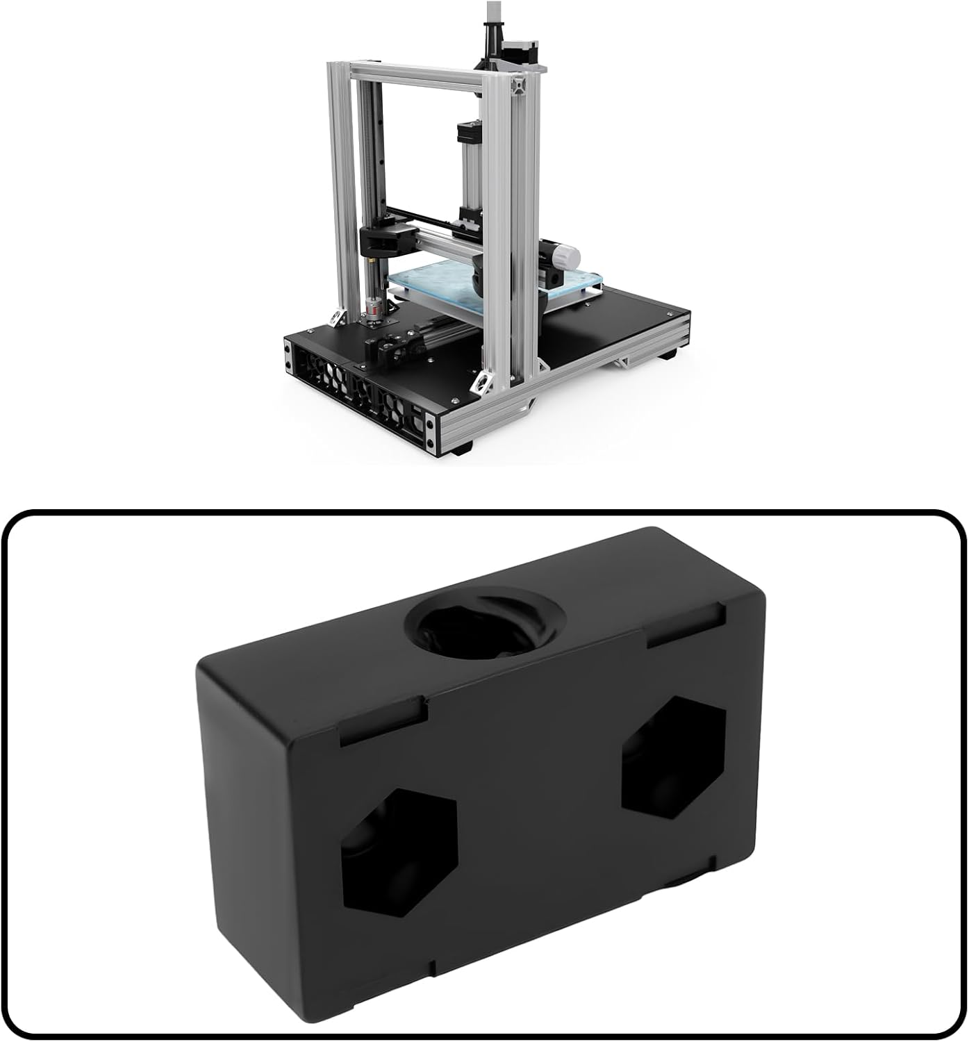 Emagtech 2Pcs 8Mm Metric Lead Screw Nut Block Compatible with Openbuilds 3D Printer Workstations image number 4