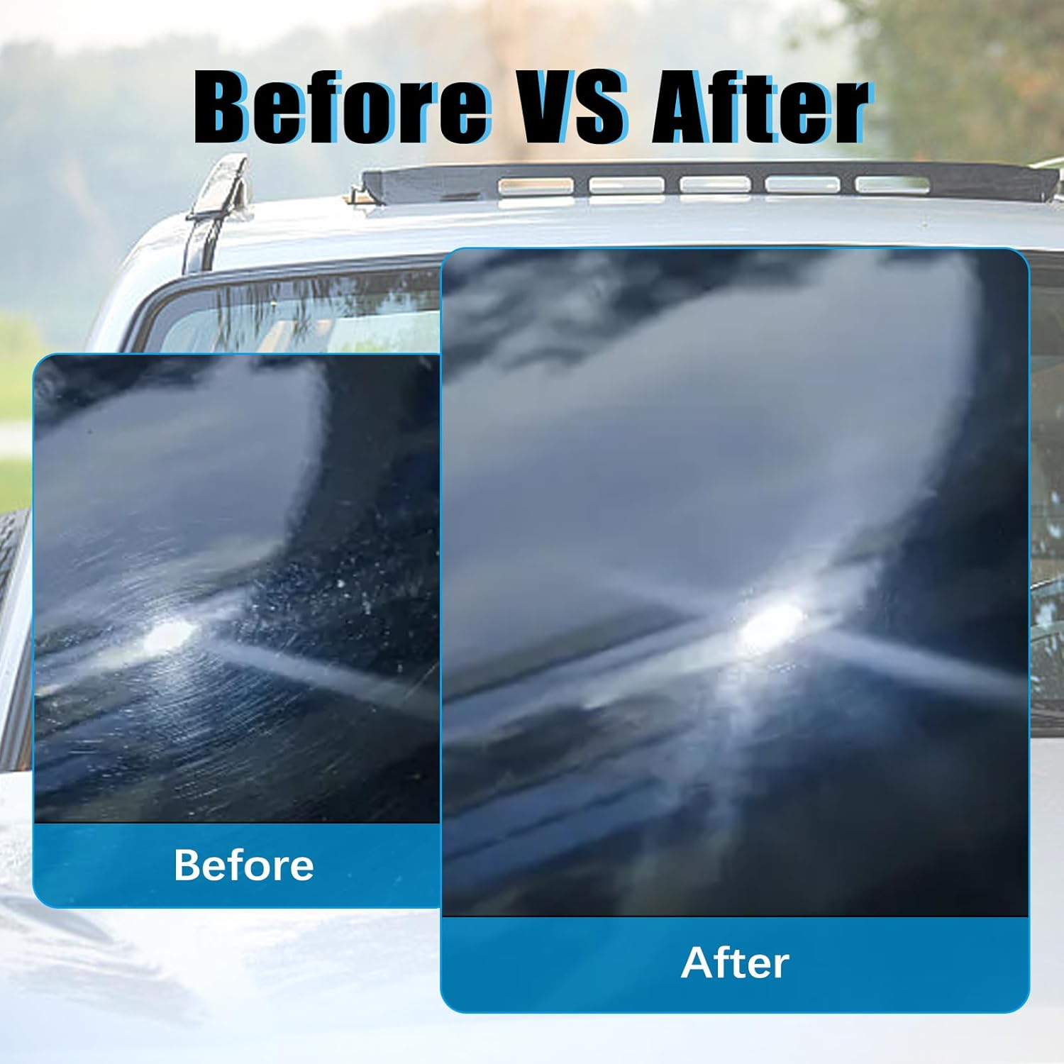 Cerium Oxide Scratch Removal Set, Window Windscreen Scratch Repair Kit Car Windscreen Glass Scratch Remover for Windscreen and Glass Repair (34 PCS) image number 1