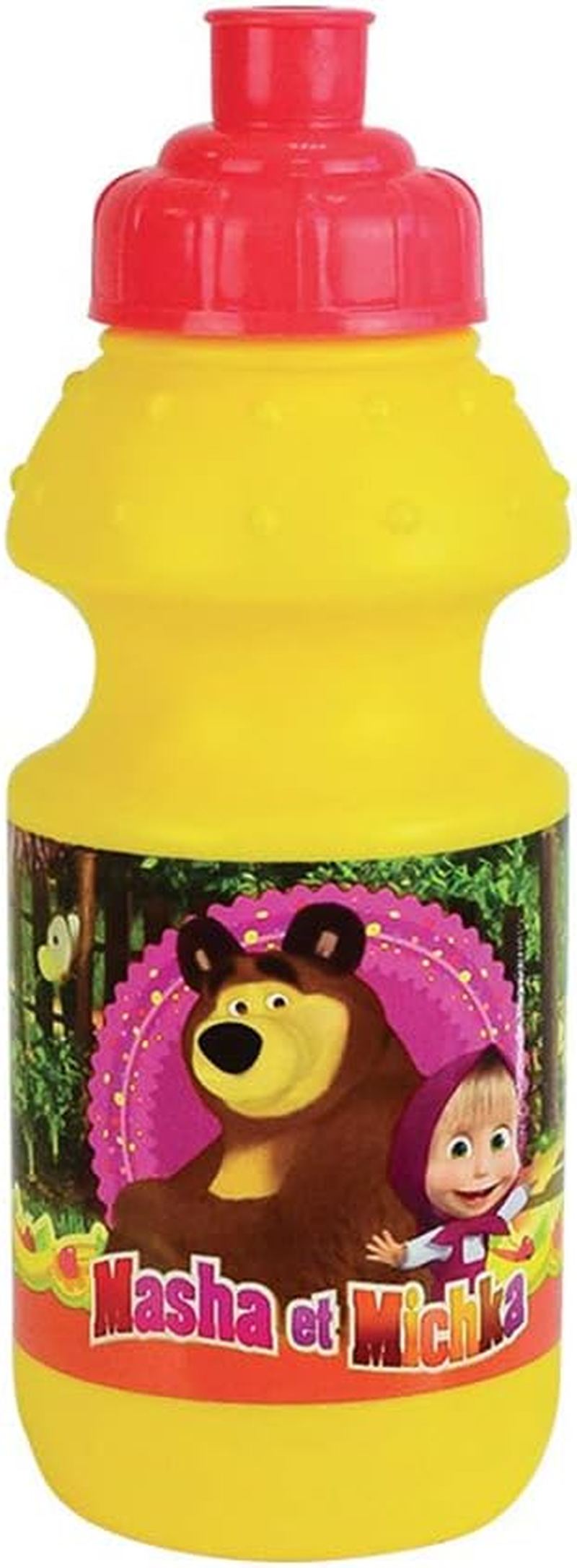 FUN HOUSE 005845 Misha & MICHKA Children'S Drinking Bottle Unisex Yellow, MM