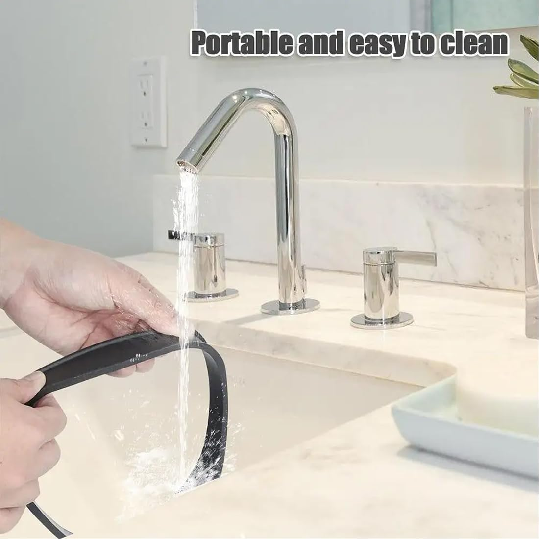 Luliyldj Pack of 2 Curved Haircut Band, Beard Stencil, Hair Cutting Aid, Hair Cutting Aid, Hair Cutting Stencil for DIY Home Haircuts, Hair Cutting Instructions (English Language Not Guaranteed) image number 5