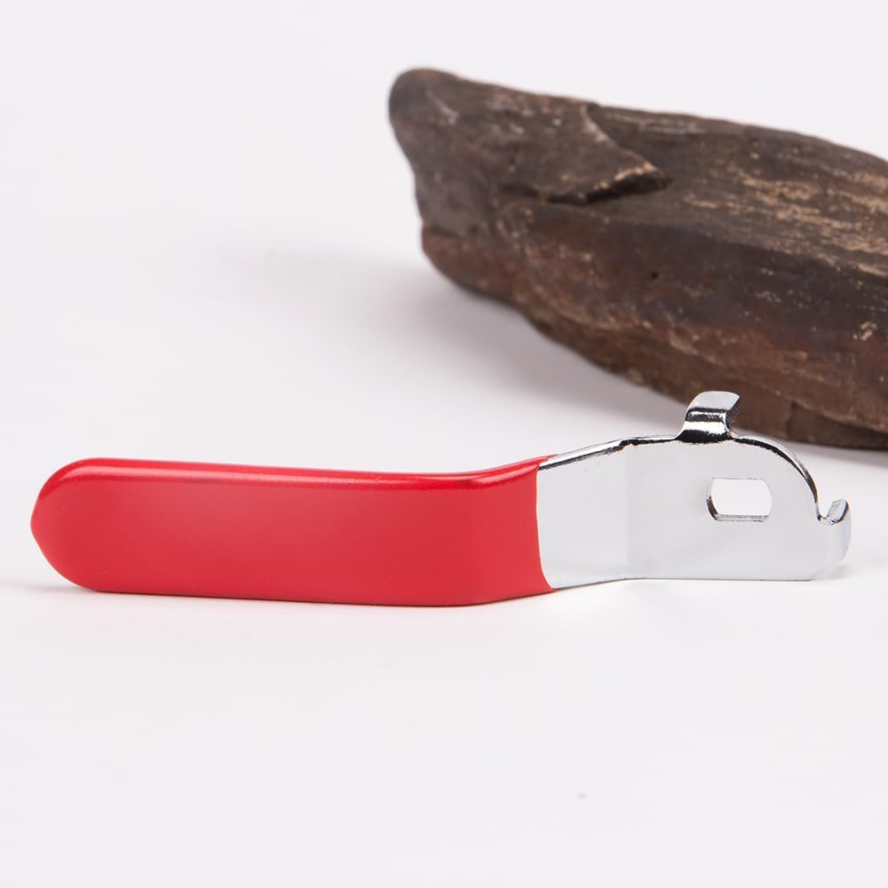 ZORZA 6Pcs Ball Valve Handle Stainless Steel Outdoor Faucet Handle Replacement Parts Hole Size 5 X 8Mm,Hole Thickness 3Mm,Total Length 105Mm(Blue+Red) image number 3