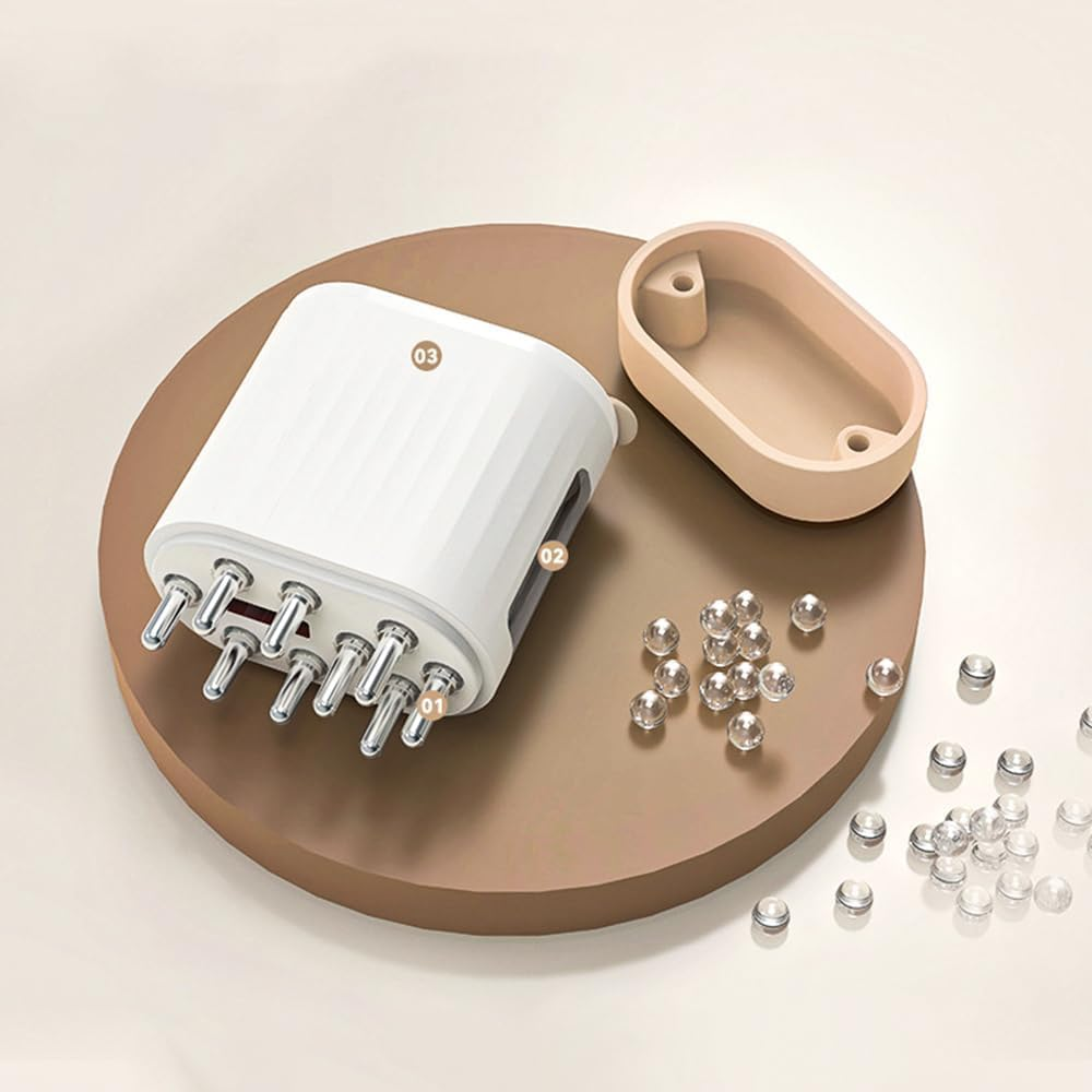 Namvo Electric Scalp Massage Brush and Applicator Bottle for Hair 2 in 1 Head Massage Brush for Hair Growth Scalp Massager for Hair Treatment Medicine Essential Oil Serum image number 4