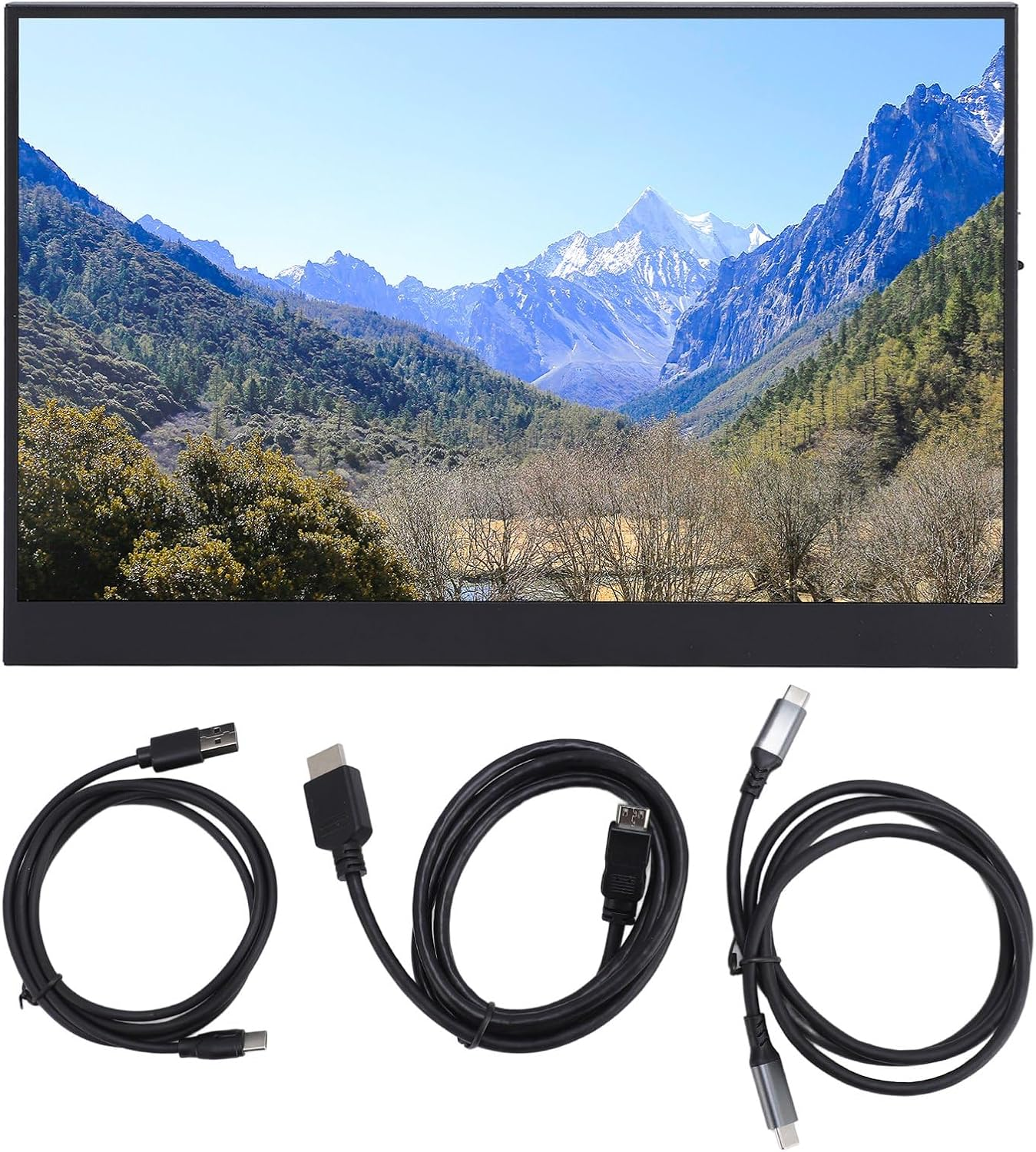 Laptop Monitor Extender, 12 Inch LCD Portable Laptop Screen Extender with Built in Speaker, 1920X1200 185PPI, 60Hz Refresh Rate, USB C Interface image number 5