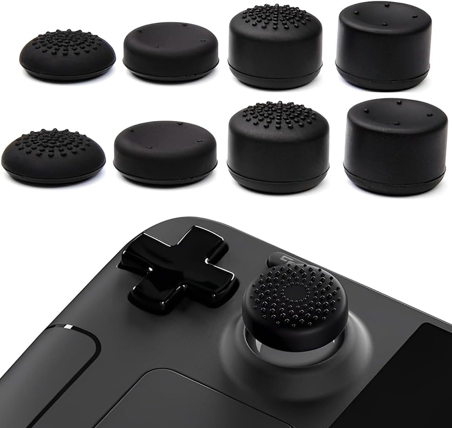8Pcs Analog Controller Raised Thumb Stick Grips Thumbsticks Joystick Cap Cover, Silicone Analog Controller Joystick Thumb Stick Cap, Thumb Controller Caps Grips Analog Thumbstick Replacement Caps image number 6
