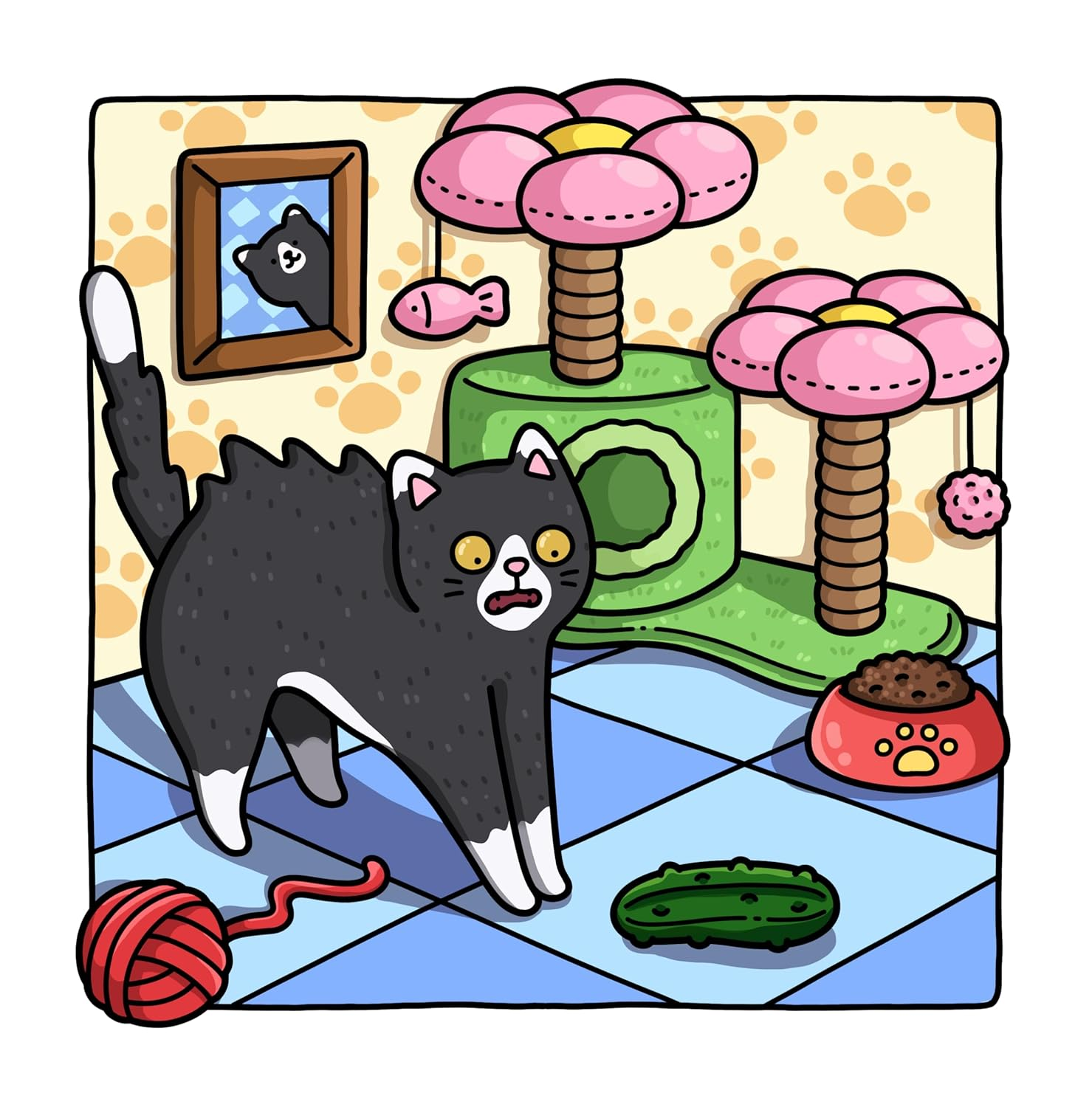 Naughty Cats: Cattitude Coloring Book for Adults and Teens image number 1